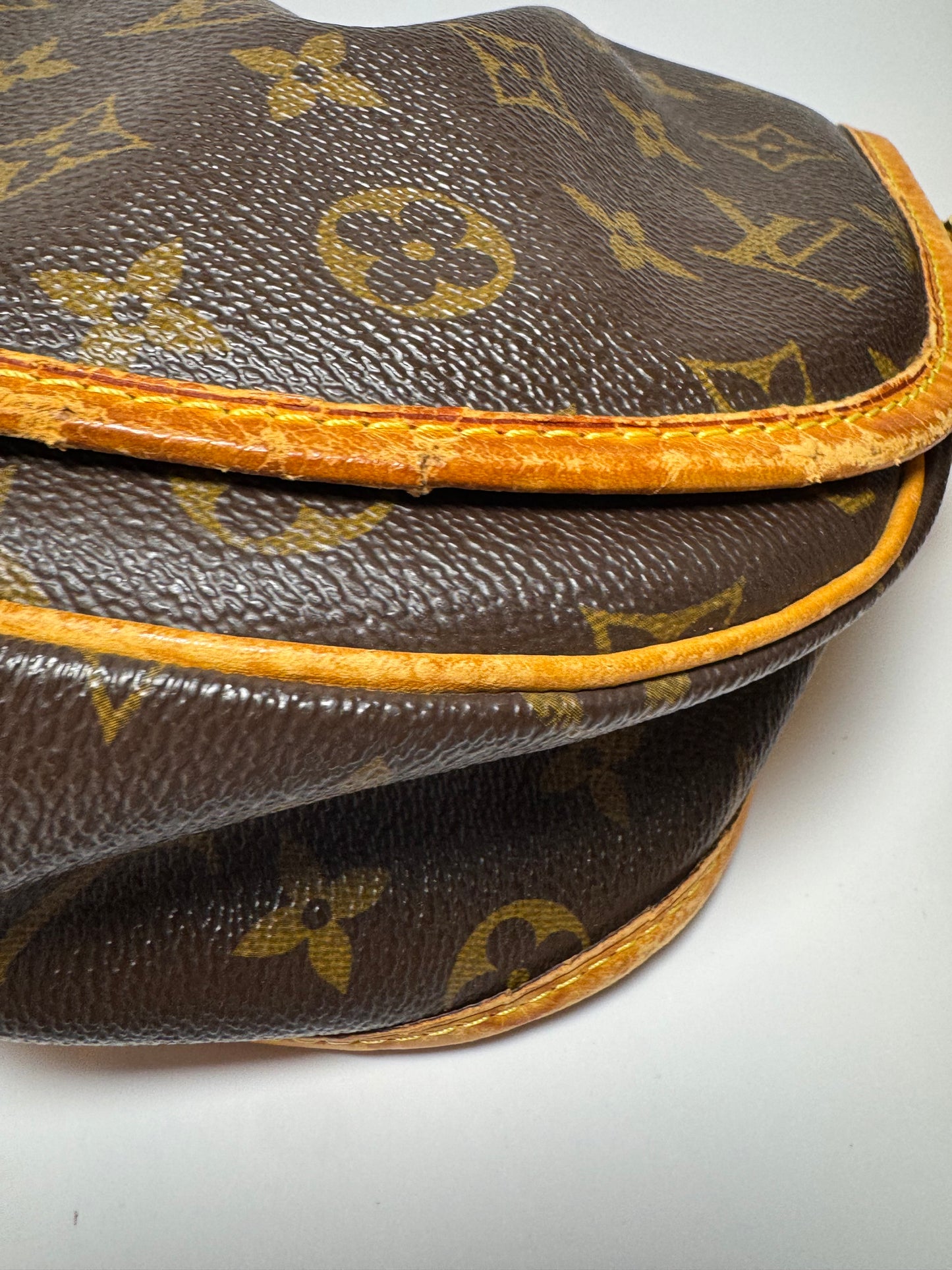 Louis Vuitton Menilmontant PM Monogram Pleated Crossbody