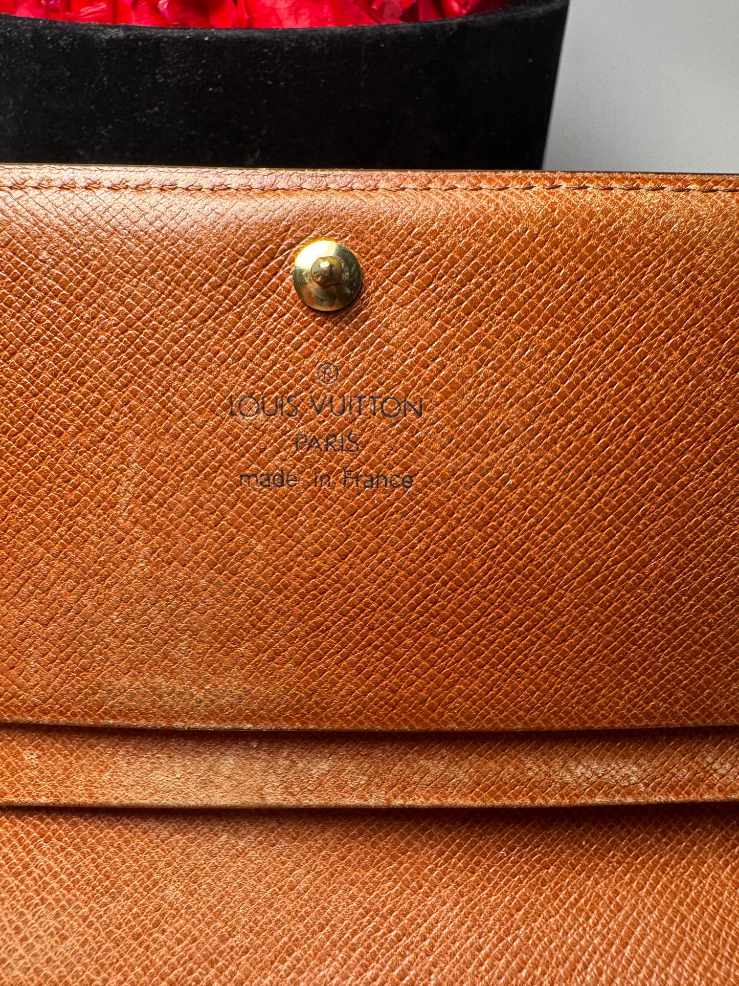 Louis Vuitton Monogram Porte Monnaie Tressor Wallet