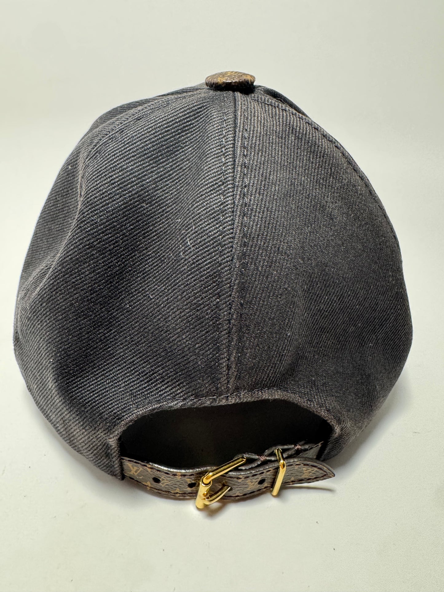 Louis Vuitton Day Cap Black Cotton, Canvas & Leather