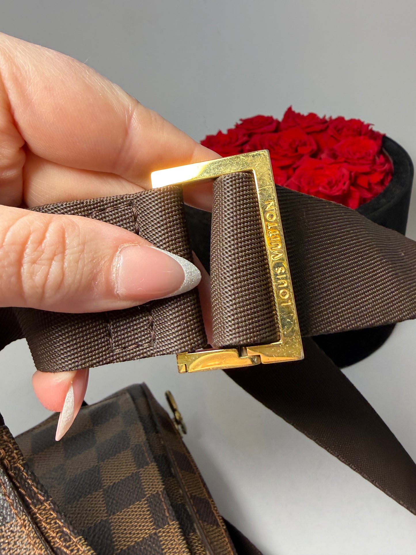 Louis Vuitton Damier Ebene Geronimo Belt Bag