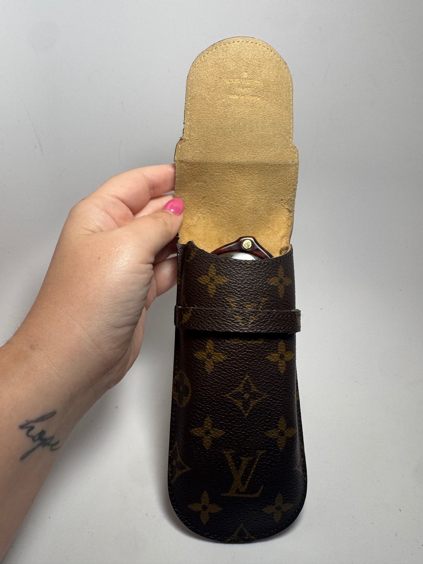 Louis Vuitton Monogram Sunglasses/Glasses Case Made in France January 2000