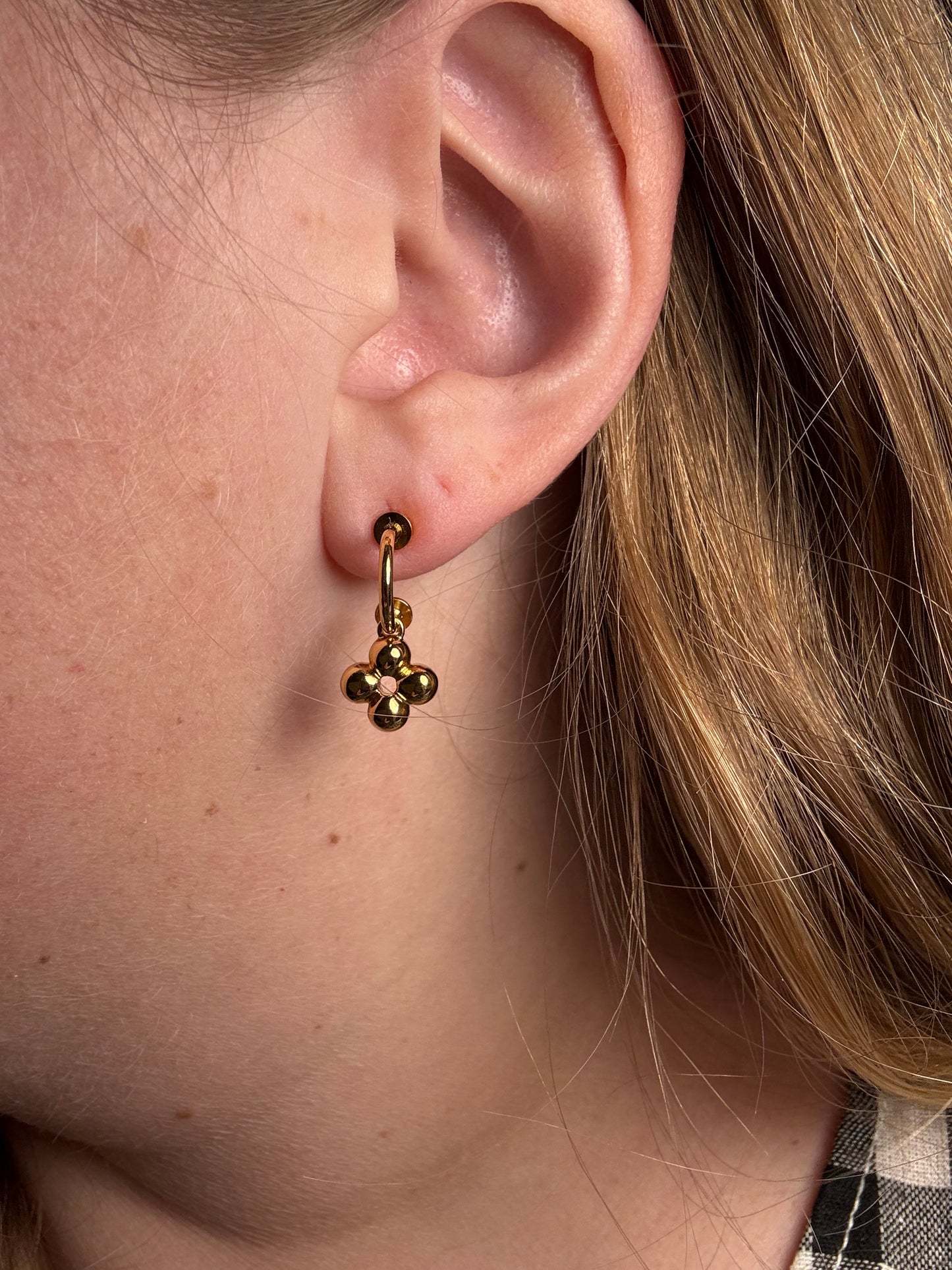 Louis Vuitton Blooming Earrings – Gold Metal – Limited Edition Box & Dust Bag