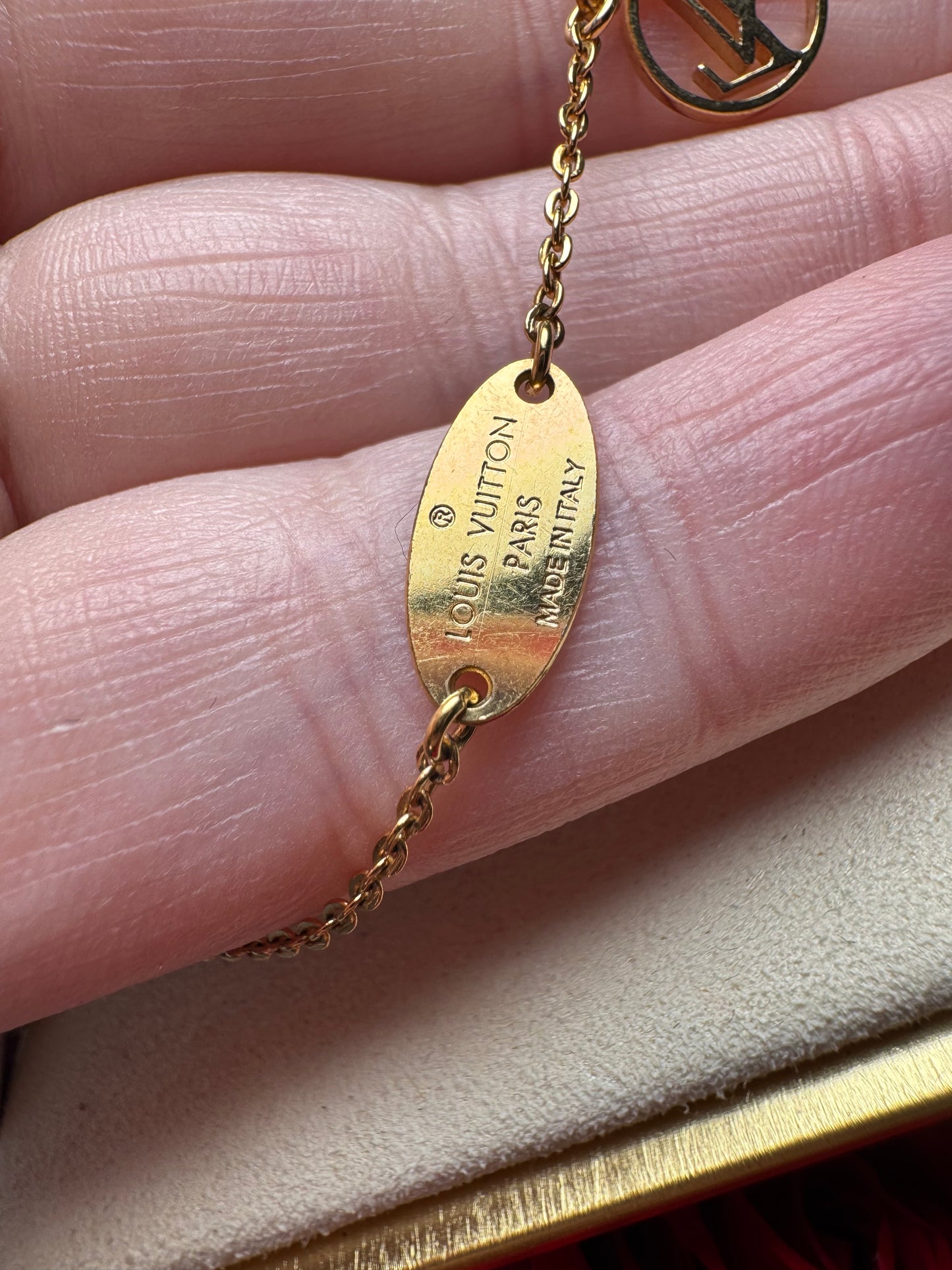 Louis Vuitton Nanogram Two Tone Bracelet