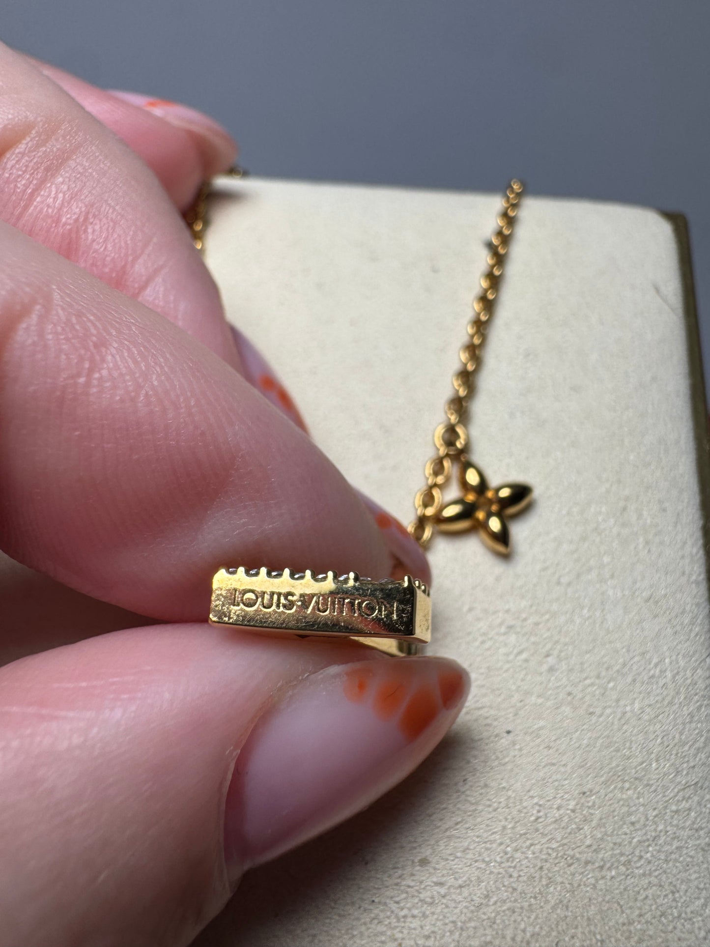 Louis Vuitton Crystal Iconic Pendant Necklace