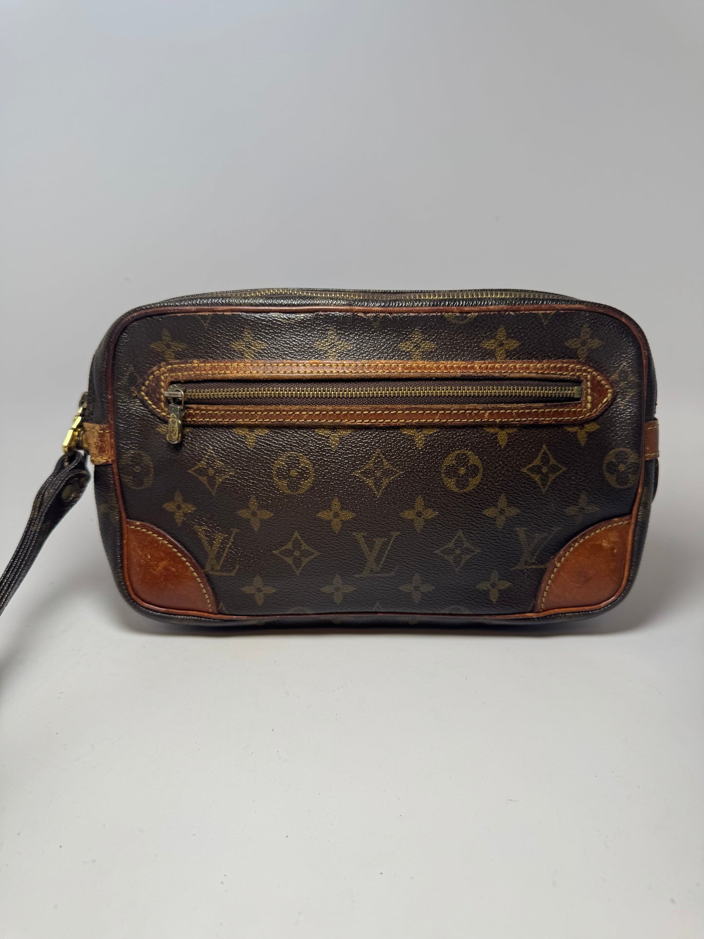Louis Vuitton Marly Draggone Clutch Monogram FAIR condition