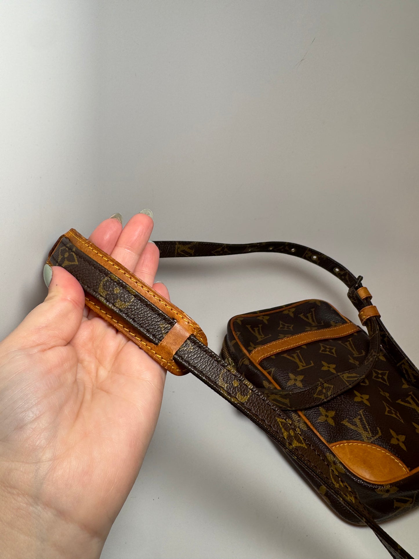 Louis Vuitton Danube Monogram Crossbody Bag – Vintage 1989, Made in France
