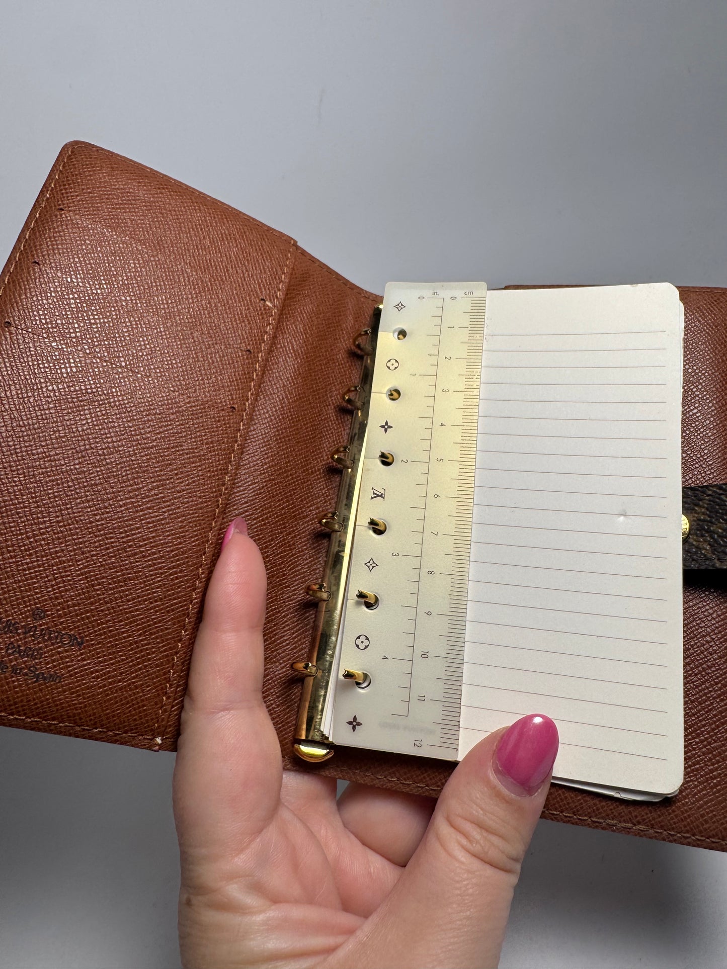 Louis Vuitton Agenda PM Monogram Planner/Passport Holder Made in Spain February 1999