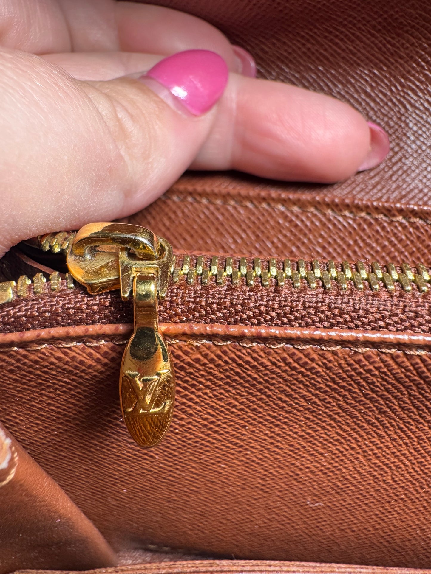 Louis Vuitton Portefeuille Boetie Wallet Turn Lock Closure Monogram & Vachetta Leather Made in Spain in 2010