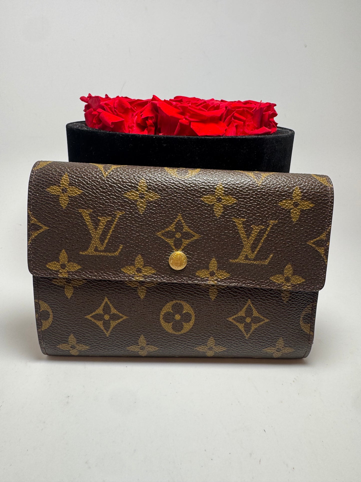 Louis Vuitton Porte Tressor Etui Monogram Wallet/Passport Holder