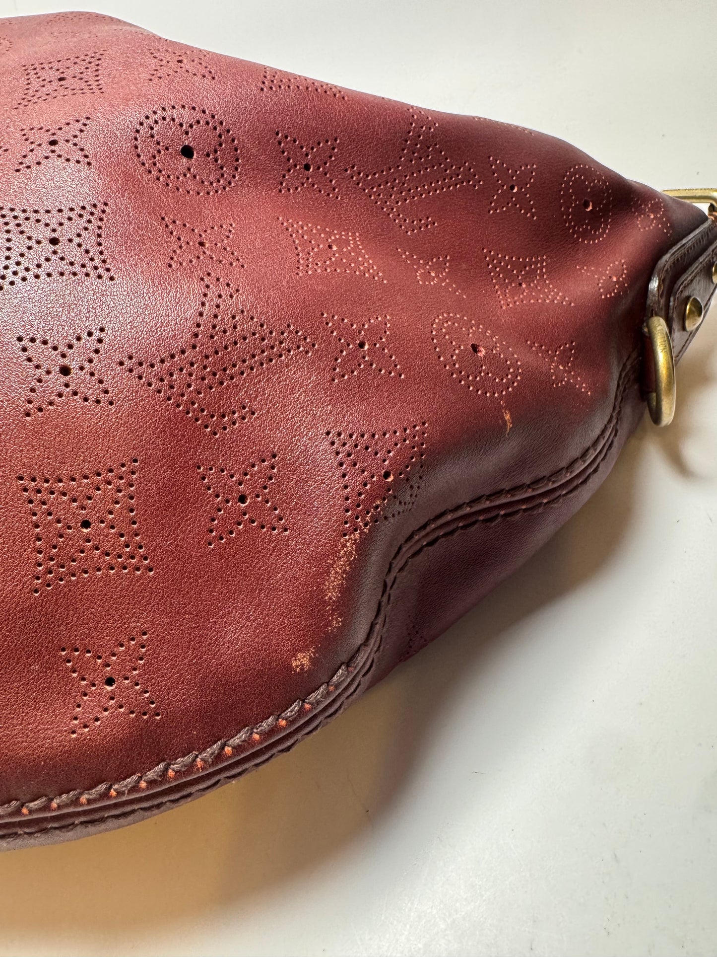 Louis Vuitton Onatah GM Leather Aubergine Limited Edition Shoulder Bag