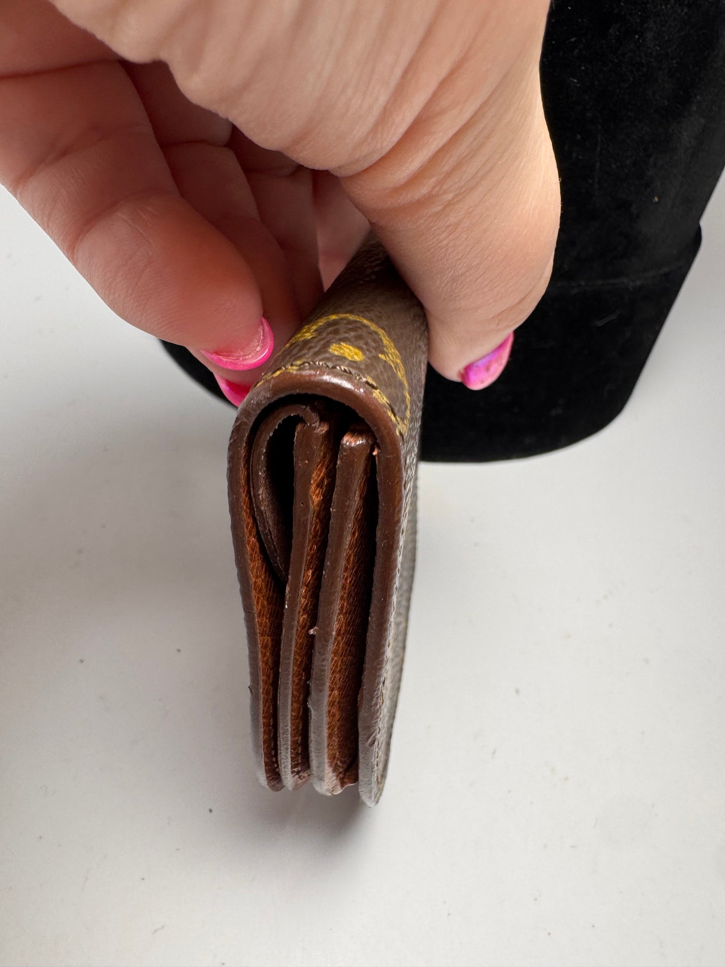 Louis Vuitton Monogram Porte Monnaie Gousset Coin Purse/Pouch