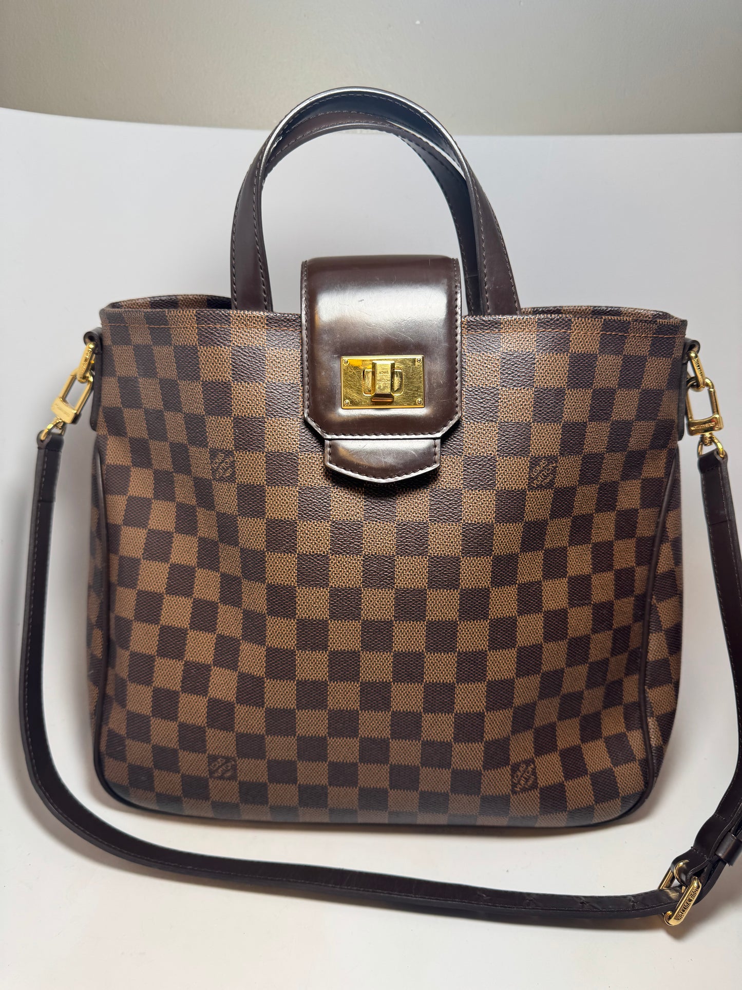 Louis Vuitton Damier Ebene Cabas Rosebery Bag