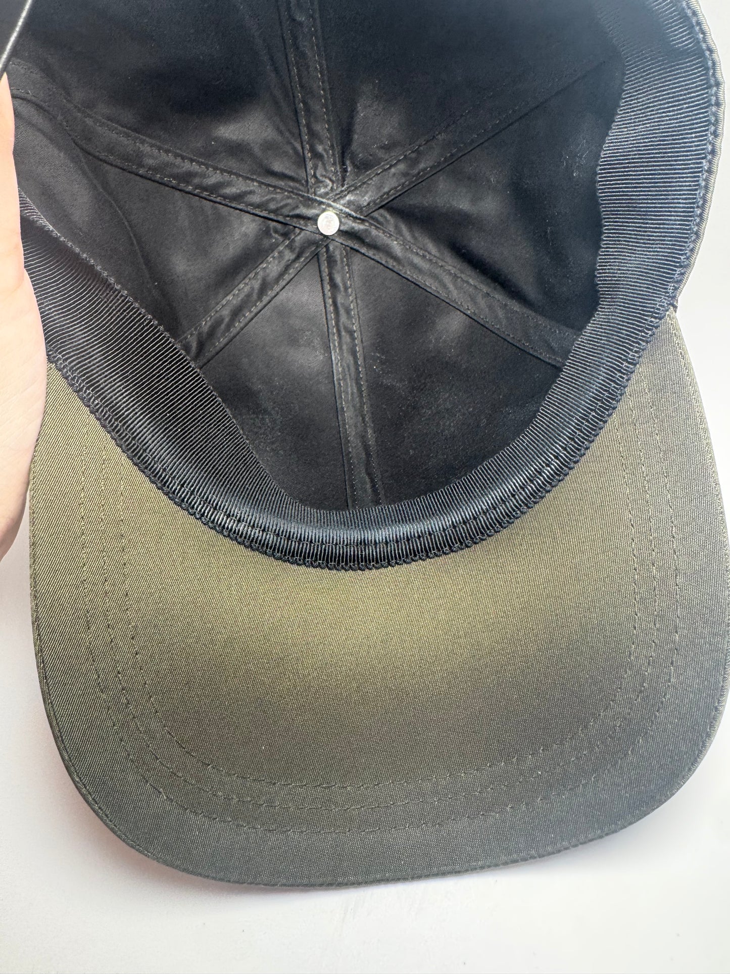 Prada Re-Nylon Baseball Cap - Military Green (Size M)
