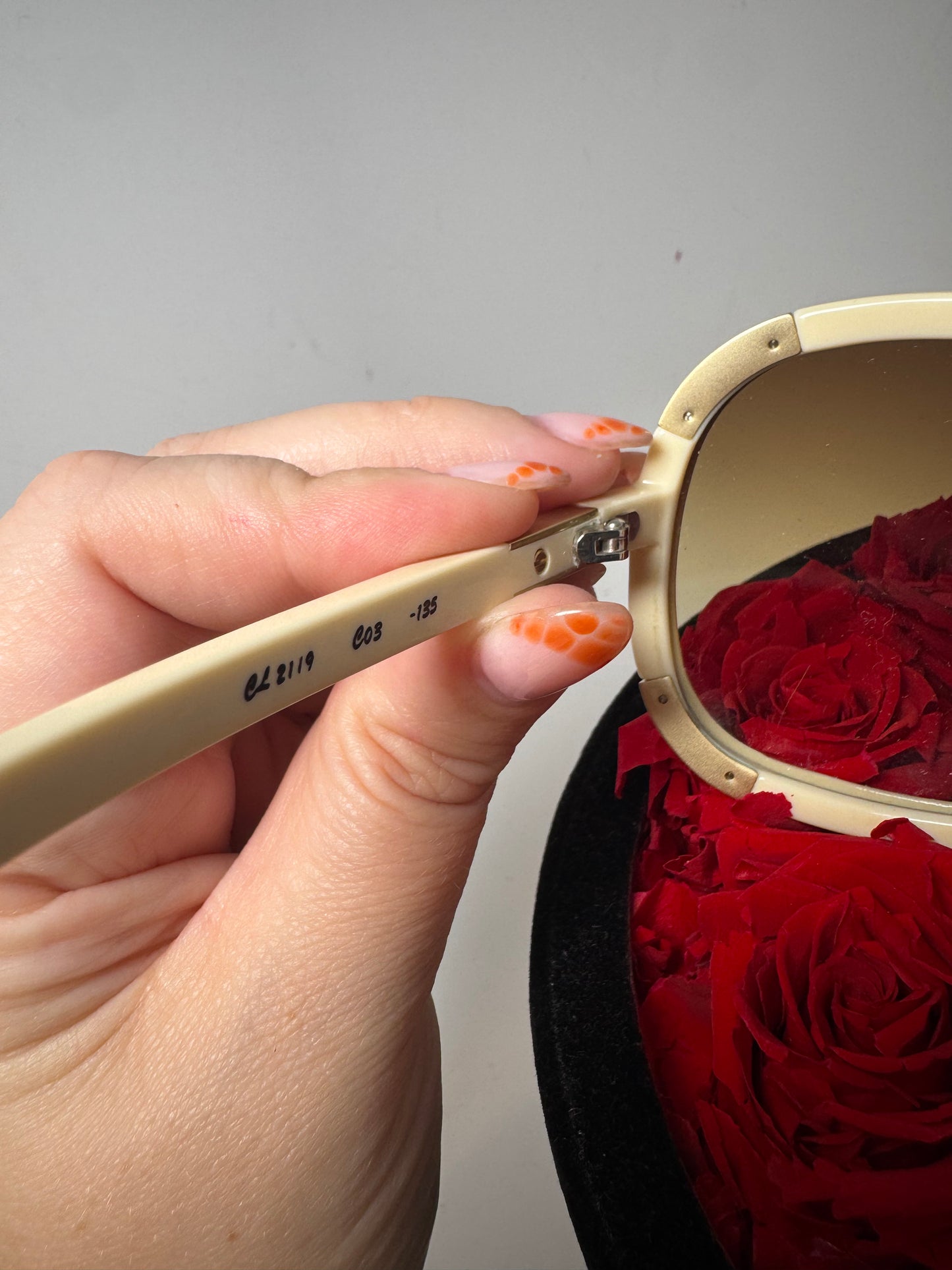 Chloé Sunglasses Myrte Oversized Sunglasses 2119 Cream