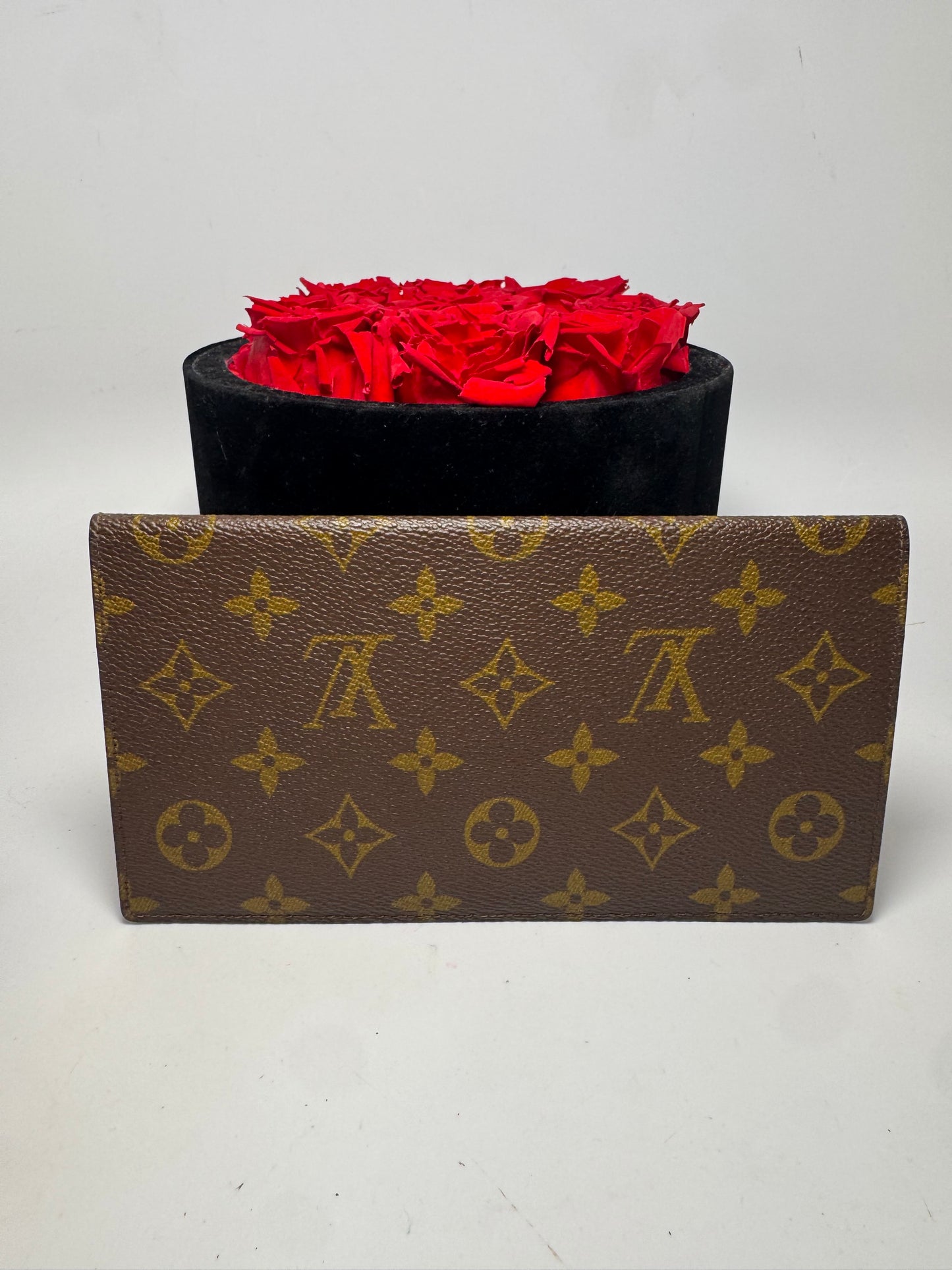 Louis Vuitton Monogram Checkbook Cover/Passport Cover/Wallet