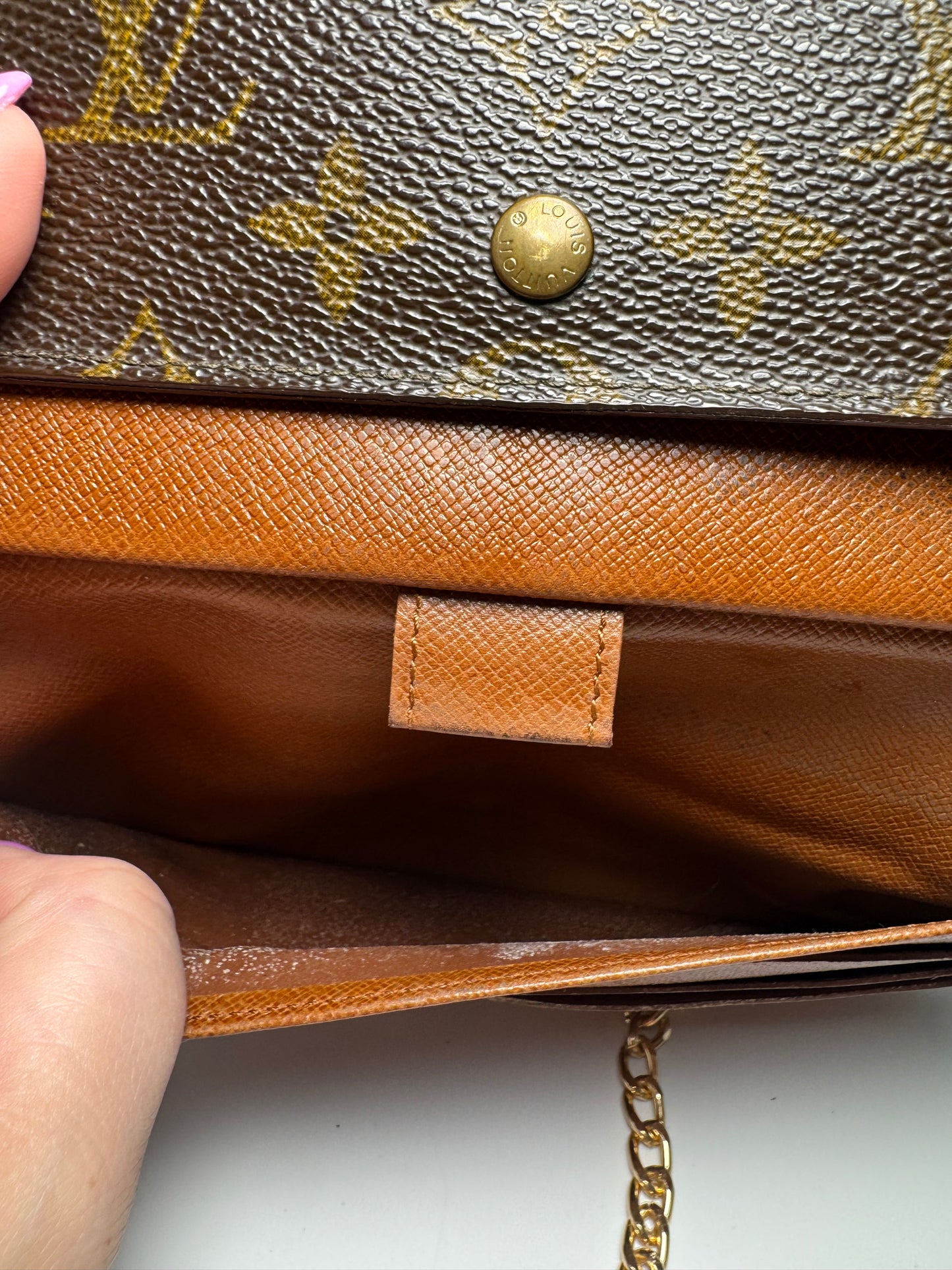 Louis Vuitton Sarah Monogram Wallet on Chain- Vintage 1994 March in France