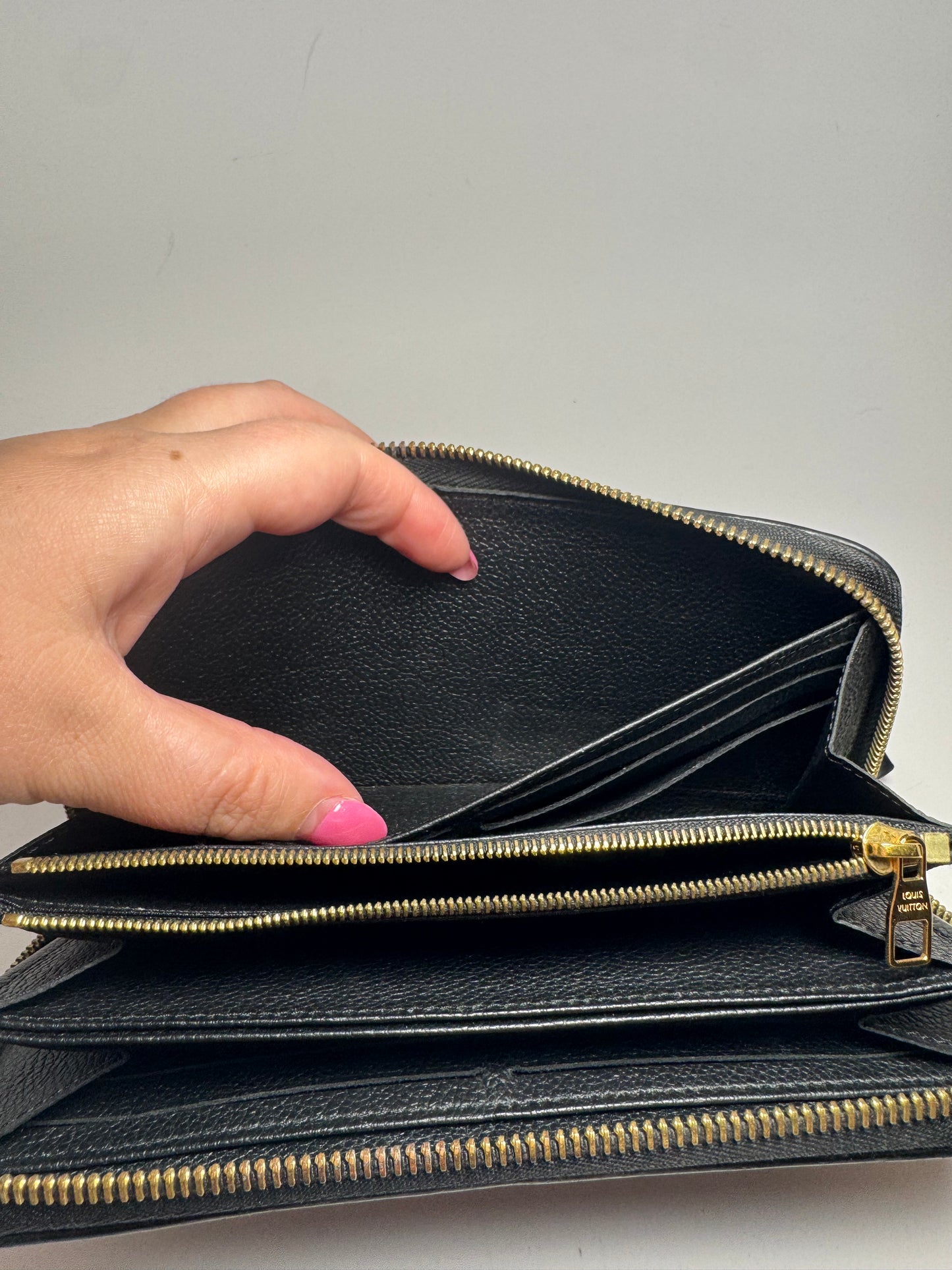 Louis Vuitton Black Empriente Zippy Wallet, 2019 France