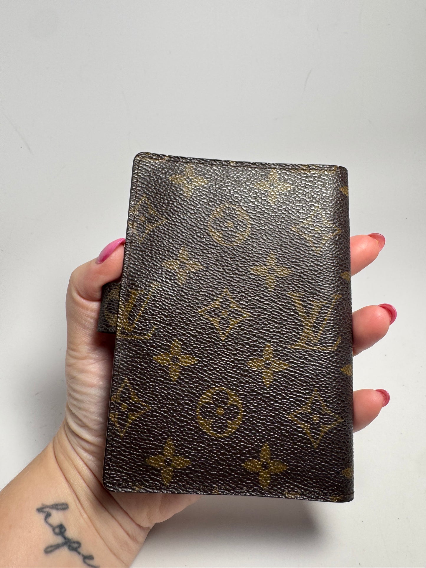 Louis Vuitton Agenda PM Planner/Passport Cover Made in Spain in June 2001