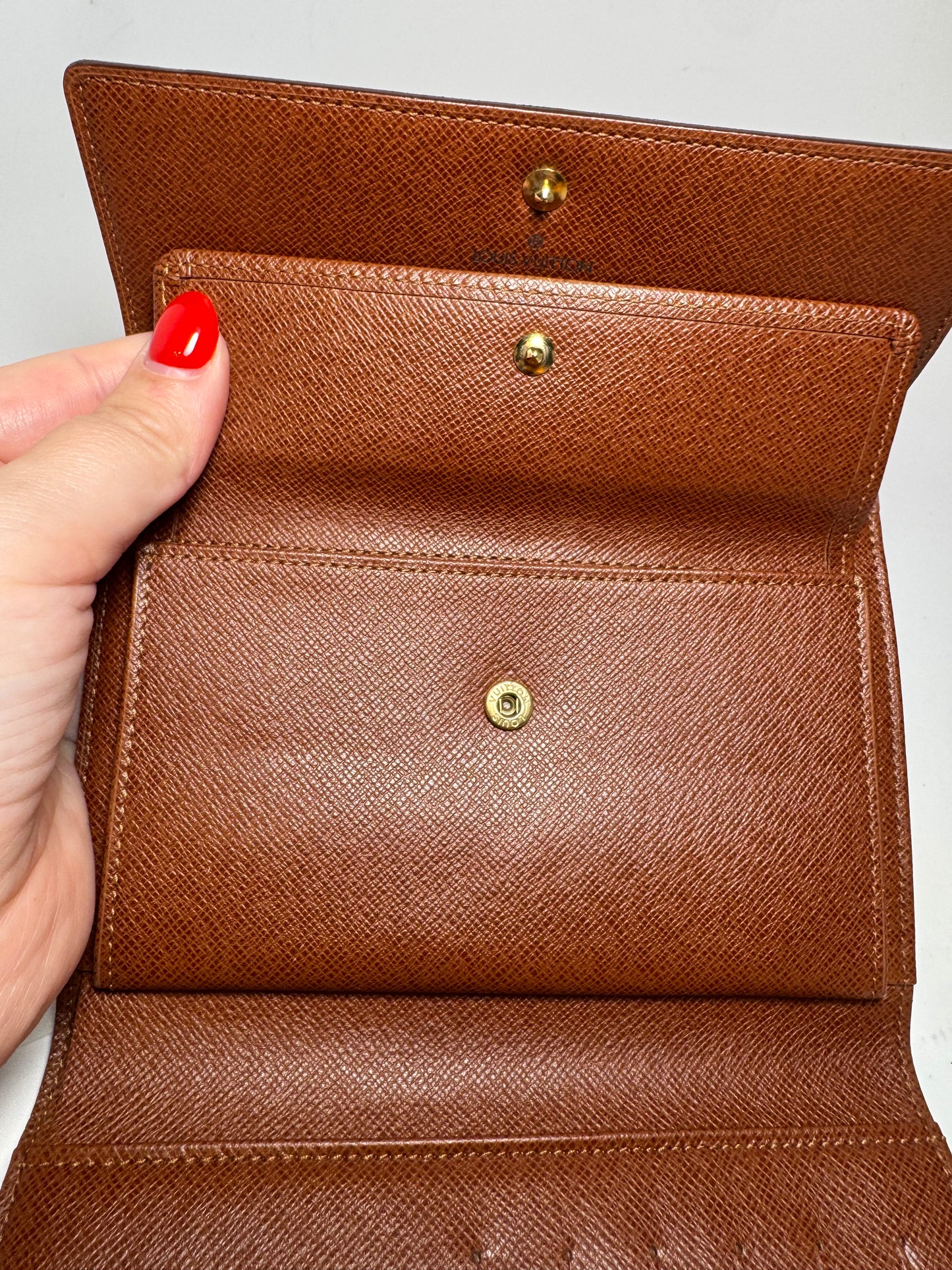 Louis Vuitton Monogram Porte Tresor Etui Papiers Wallet April 2000 in France
