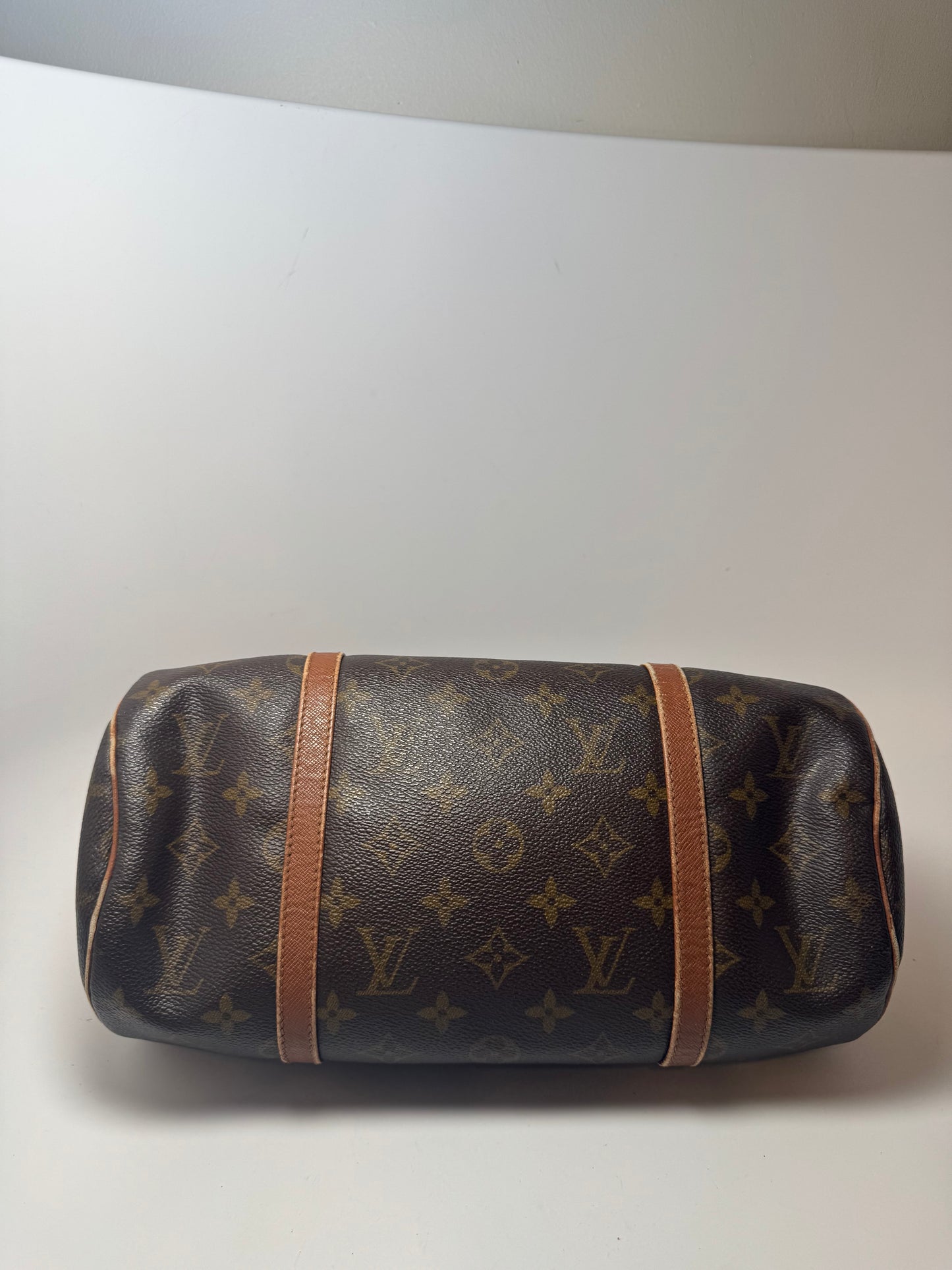 Louis Vuitton Papillon 30 Monogram Satchel/Barrel Bag Vintage France June 1994