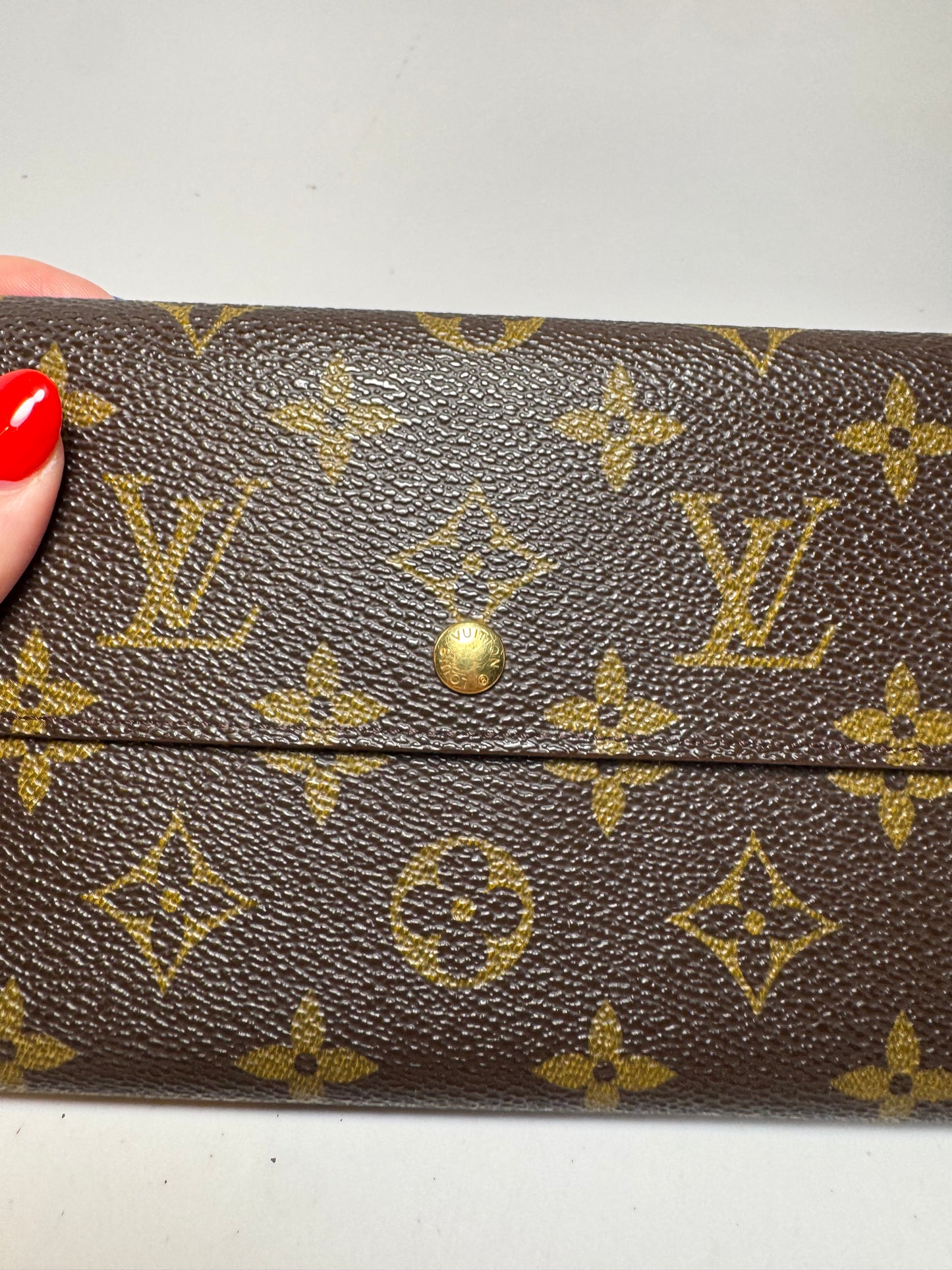 Louis Vuitton Monogram Porte Tresor Etui Papiers Wallet April 2000 in France