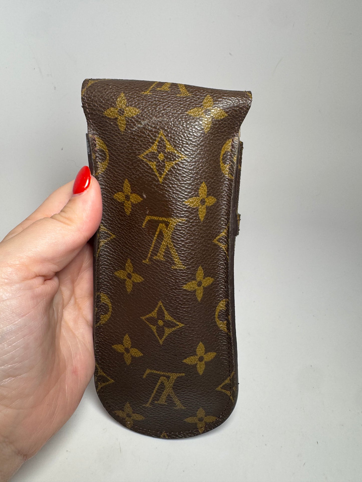 Louis Vuitton Monogram Sunglasses Case Made in March 2001 in France