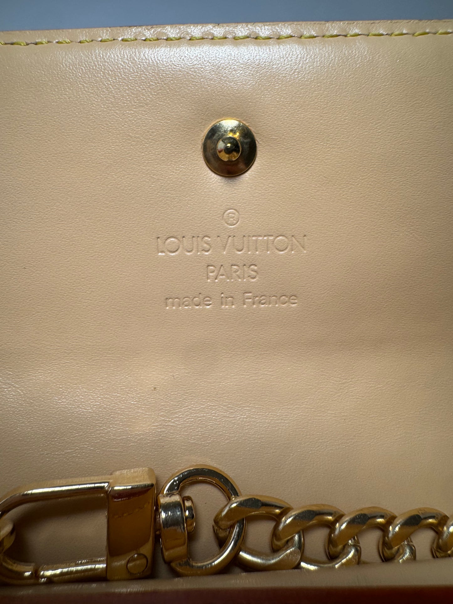 Louis Vuitton Multicolor Porte Tressor International Wallet on chain- April 2005 in France