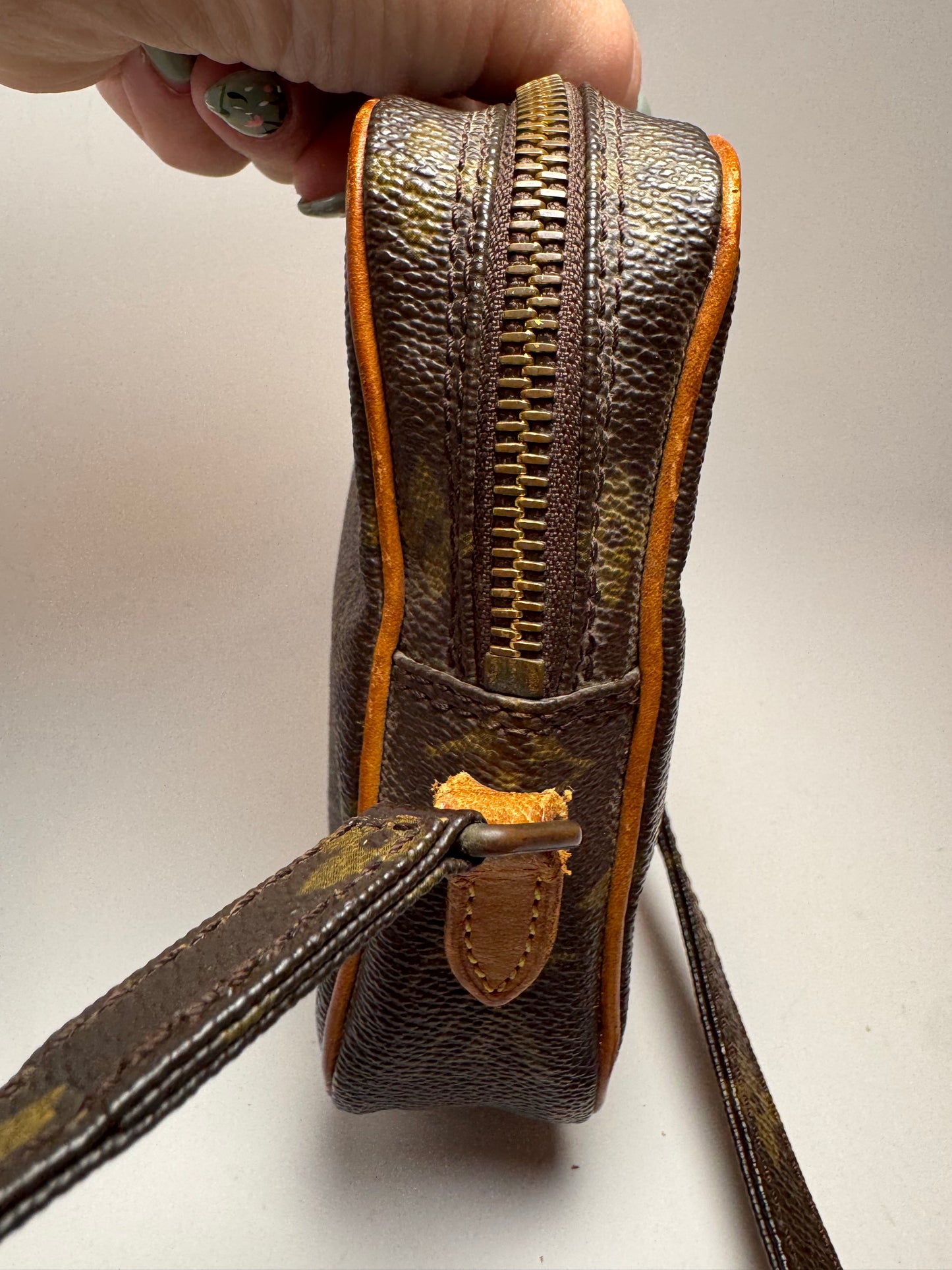 Louis Vuitton Mini Danube Monogram Crossbody – Vintage March 1989