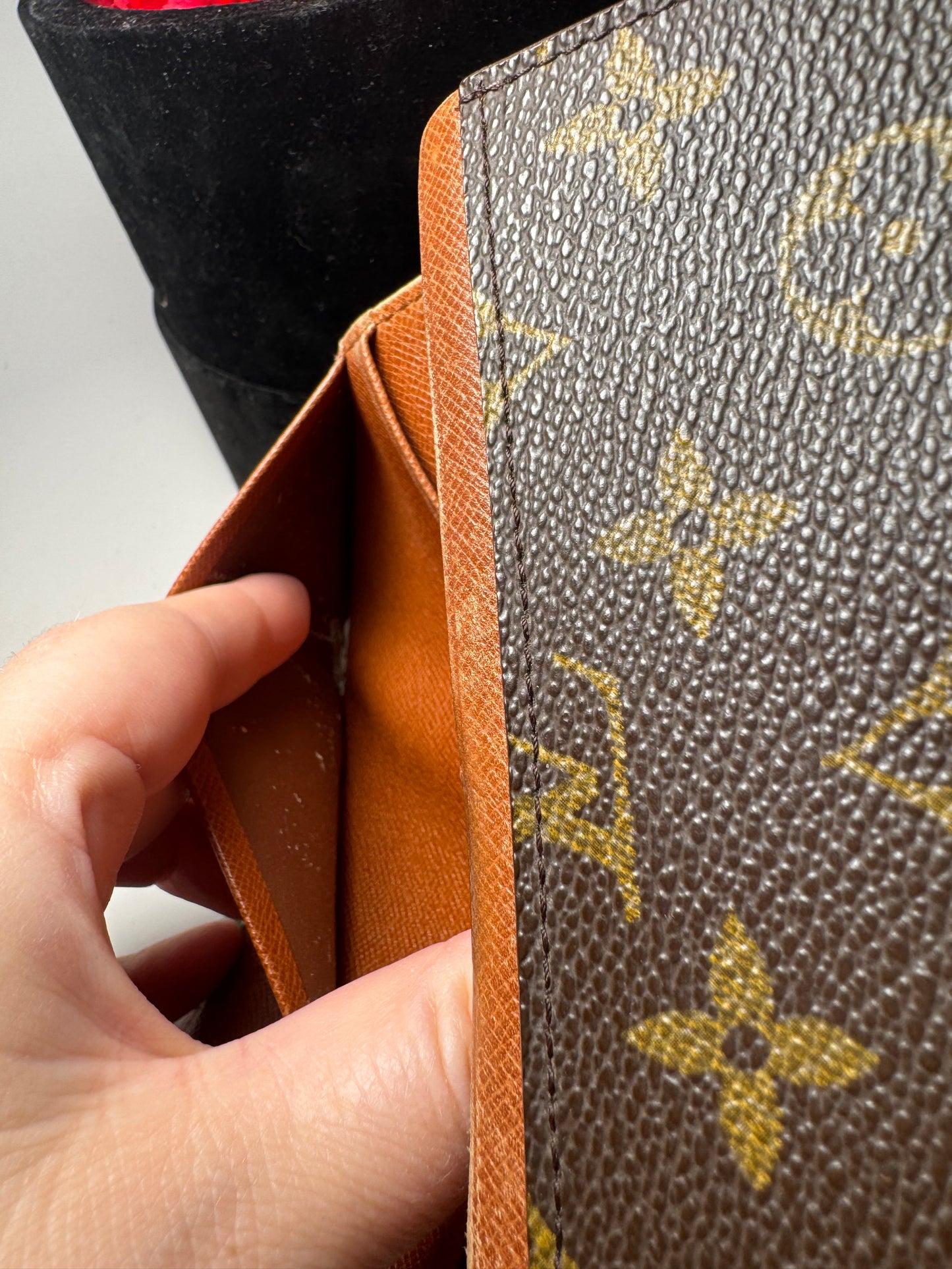 Louis Vuitton Monogram Porte Monnaie Tressor Wallet
