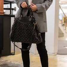 Louis Vuitton Neo Cabby Black Denim Bag
