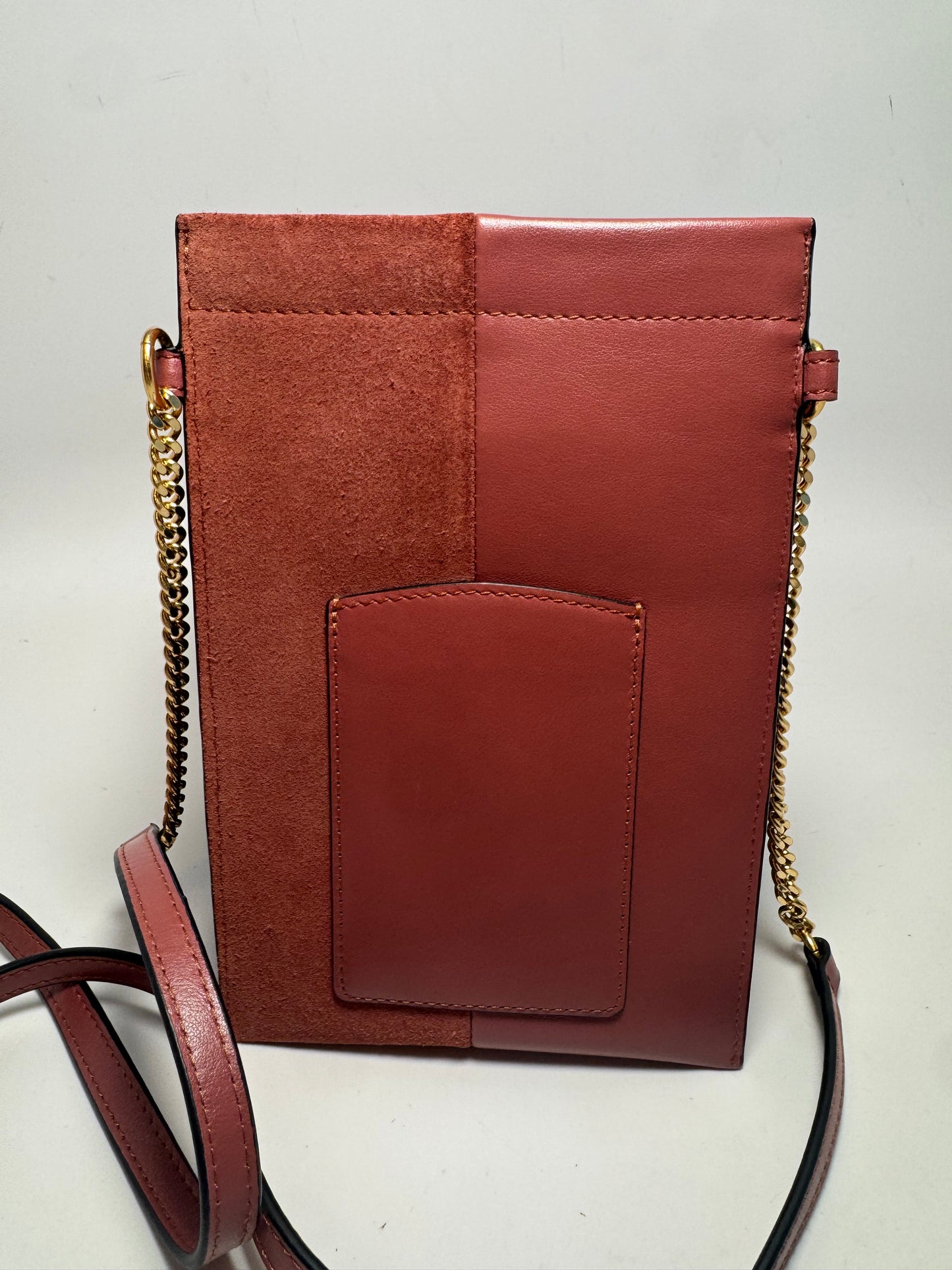 See by Chloe Shoulder Bag Pink Leather & Suede