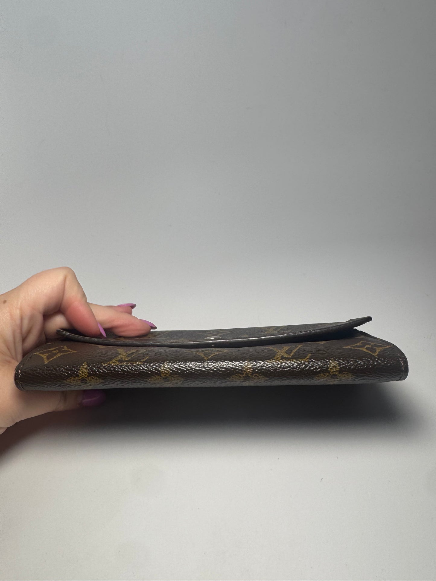 Louis Vuitton Porte Monnaie Credit Card Wallet Monogram- Made in Spain 2006