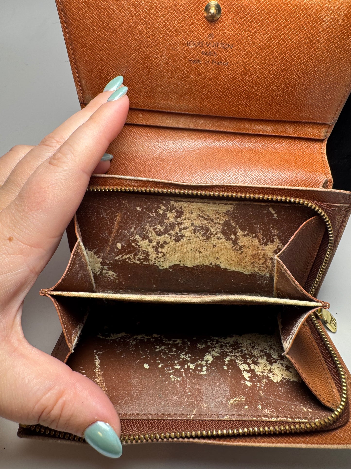 Louis Vuitton Monogram Porte Monnaie Tressor Wallet
