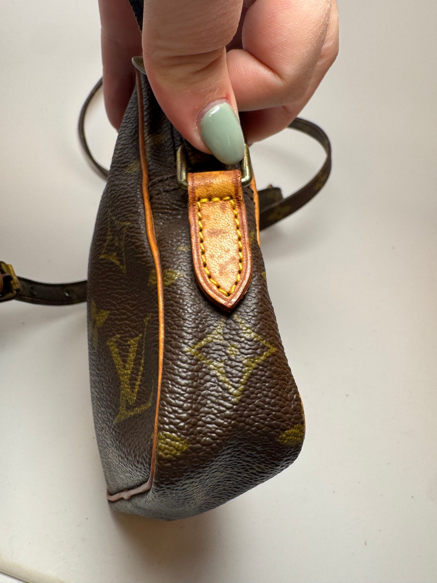 Louis Vuitton Vintage Mini Danube Monogram Crossbody – Made in France (Pre Date Code)