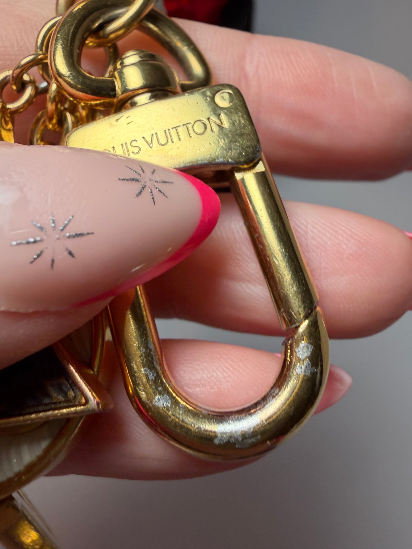 Louis Vuitton Spring Street Bag Charm and Key Holder w/COA & Dust Bag