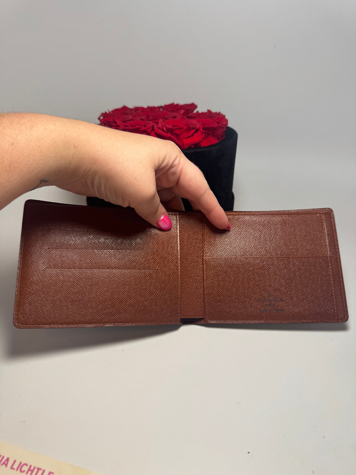Louis Vuitton Men’s Bifold Monogram Large Slim Wallet