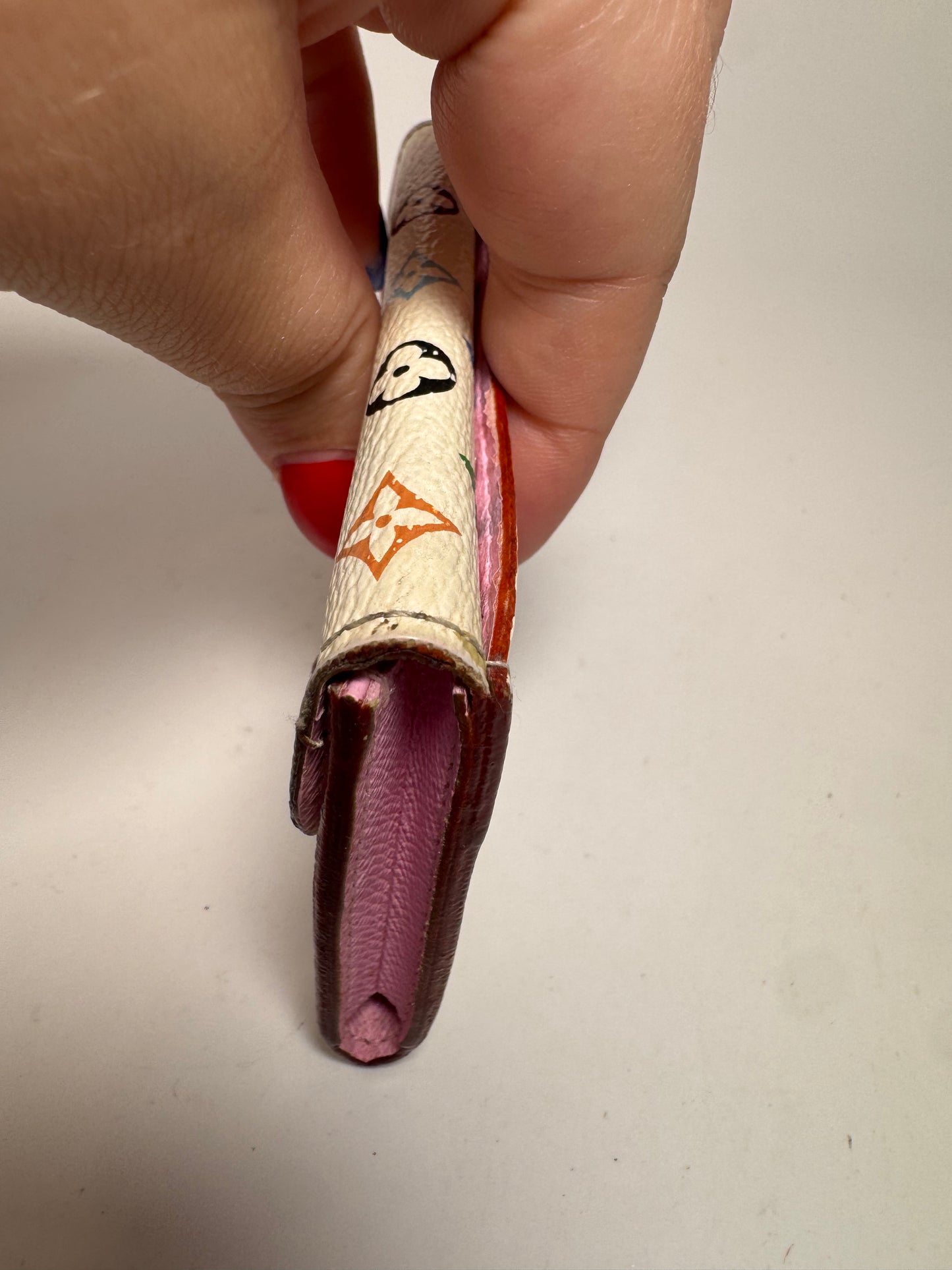 Louis Vuitton Multicolor Monogram Rosalie Coin Purse (Murakami Collection)