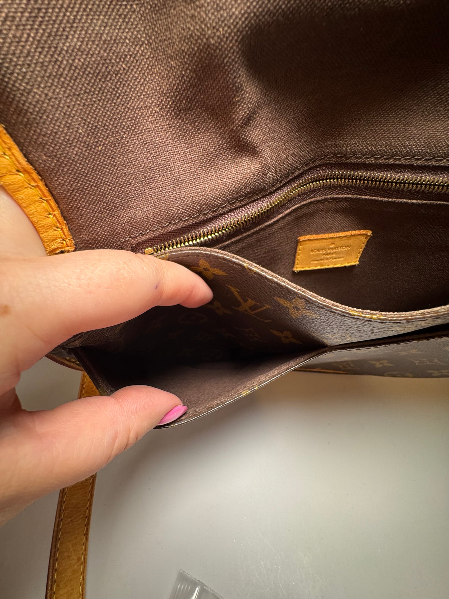 Louis Vuitton Menilmontant PM Monogram Pleated Crossbody