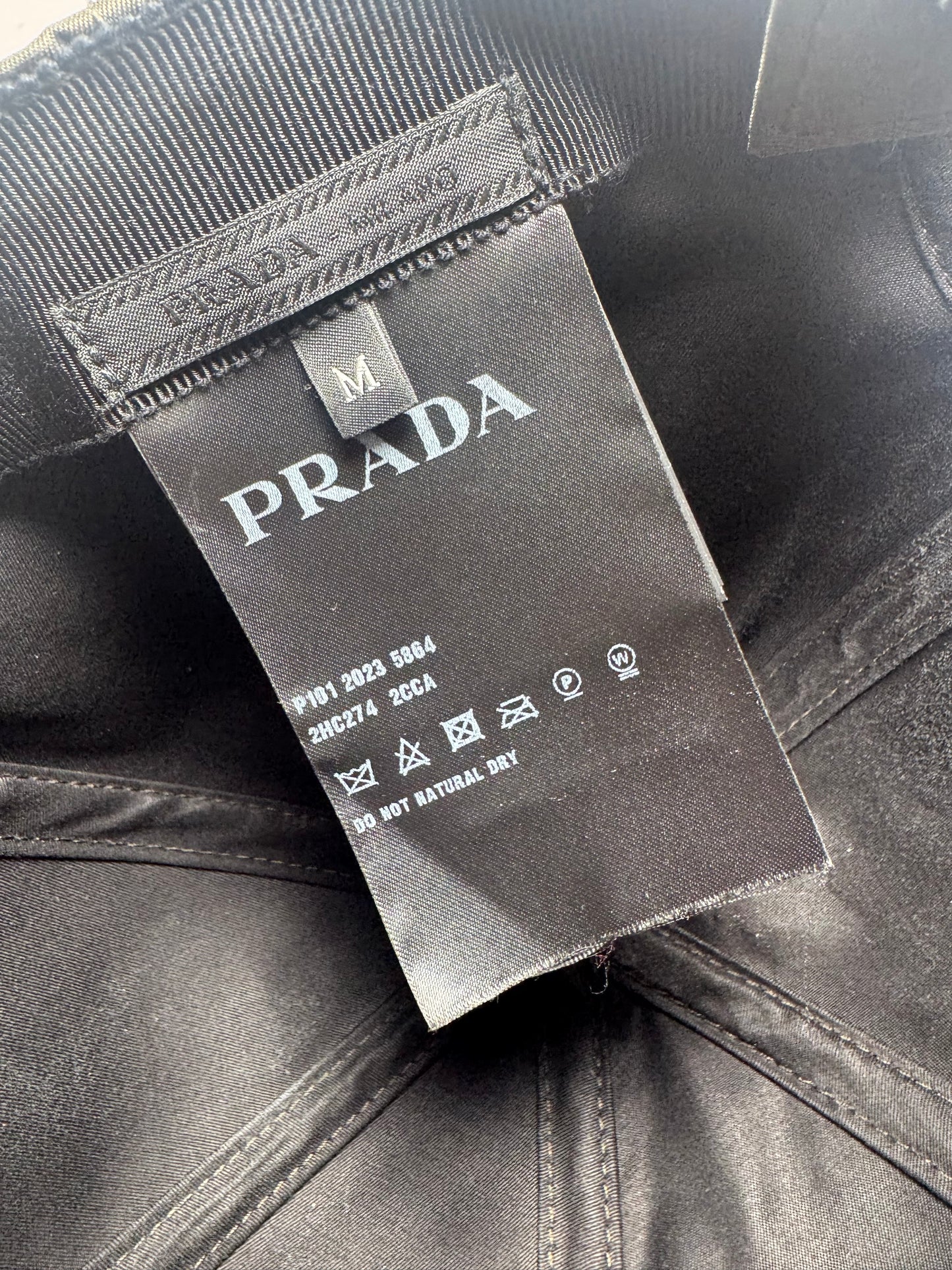 Prada Re-Nylon Baseball Cap - Military Green (Size M)