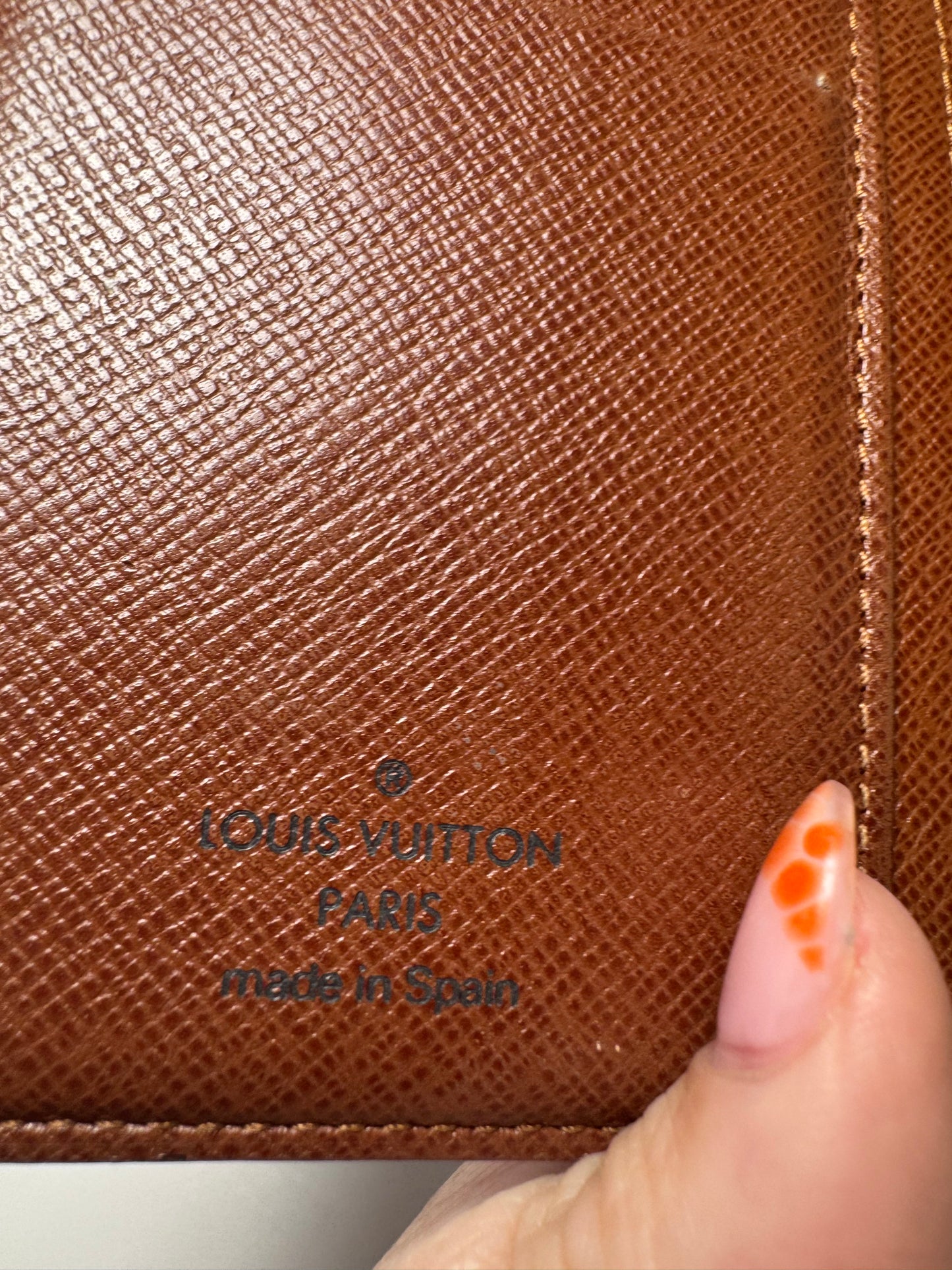 Louis Vuitton French Purse Kiss Lock Monogram Wallet- Fair Condition