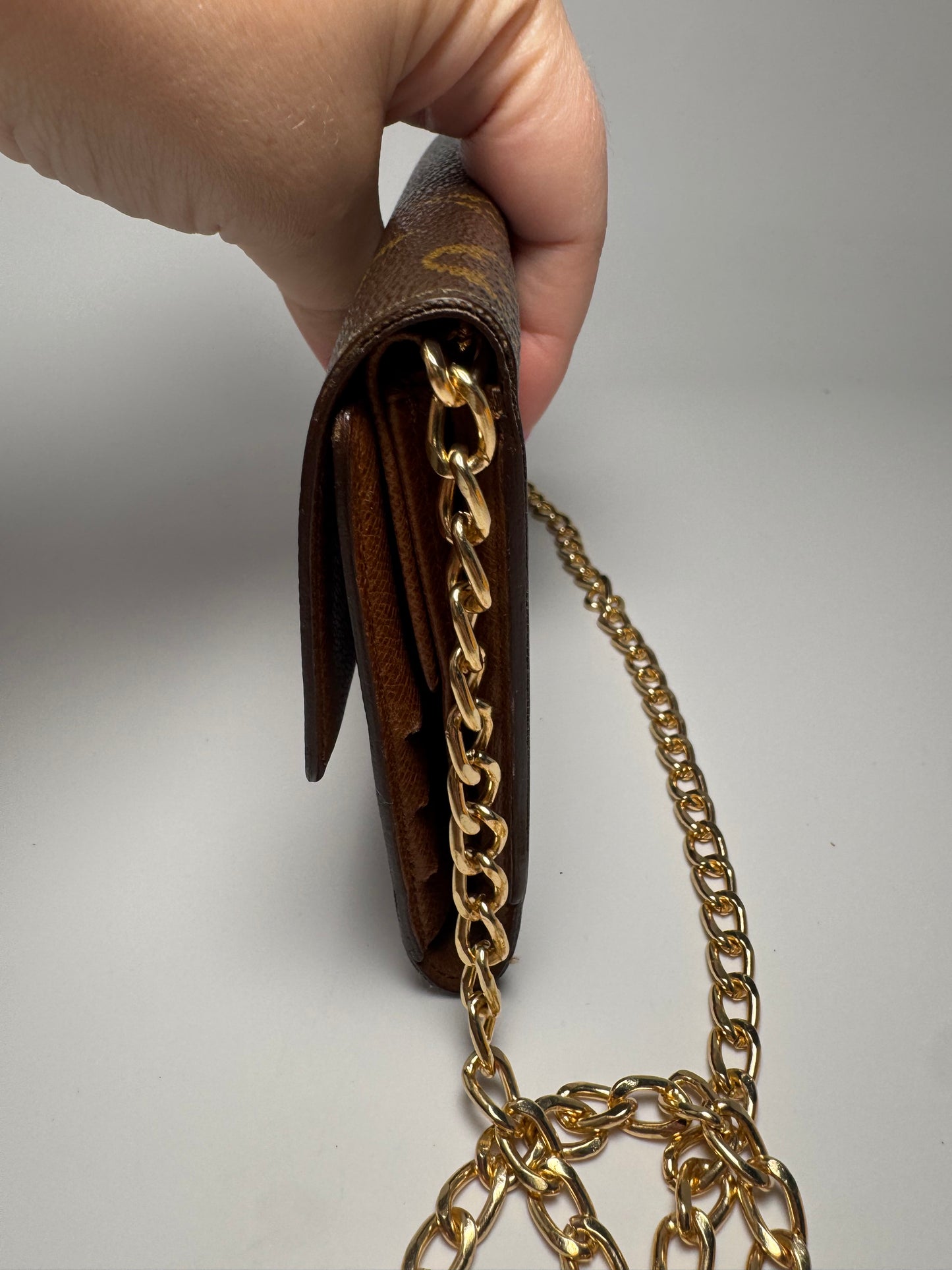 Louis Vuitton Sarah Monogram Wallet on Chain- Vintage 1994 March in France