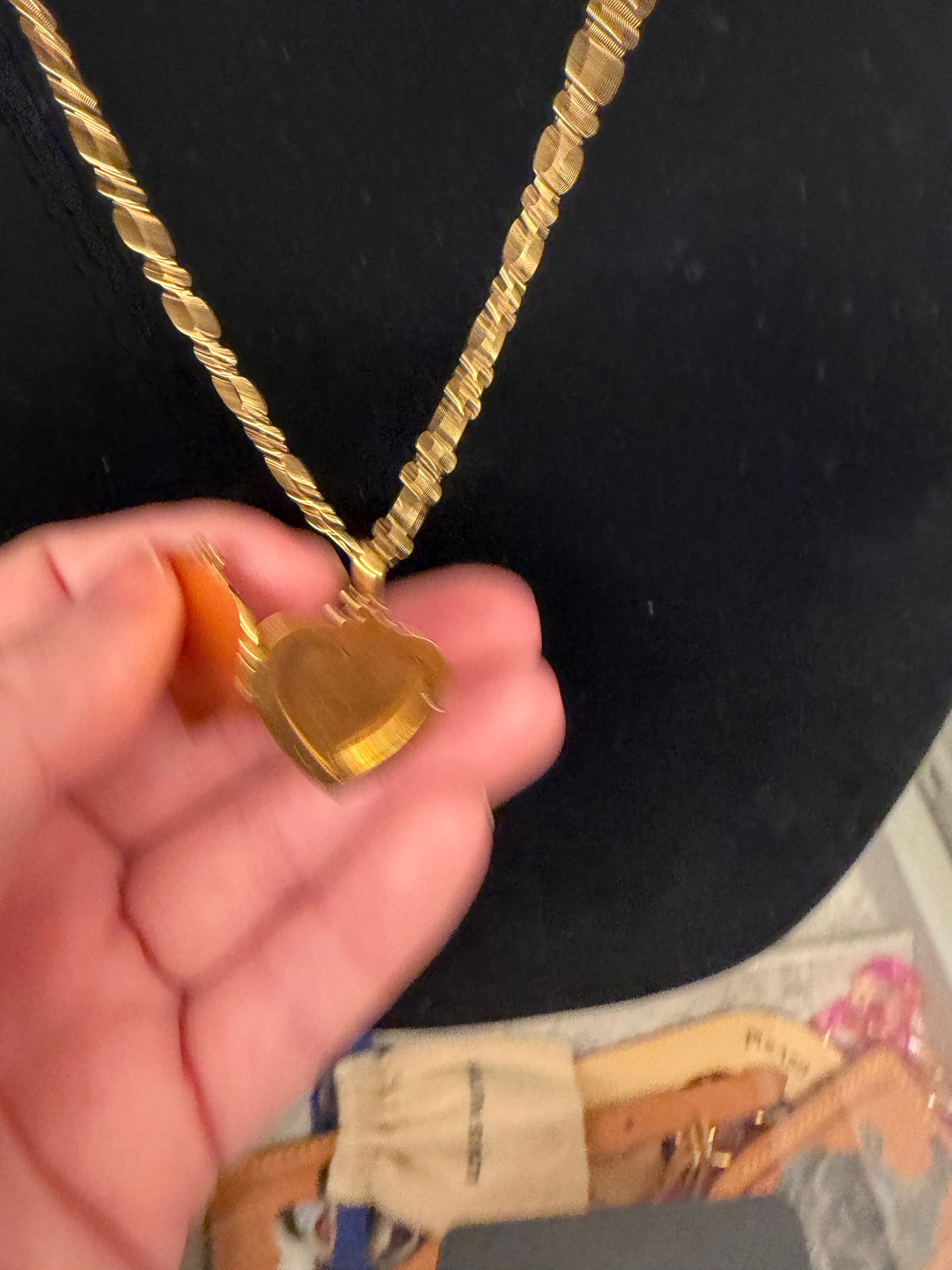 Kendra Scott x Disney Snow White Blue Birds heart Necklace