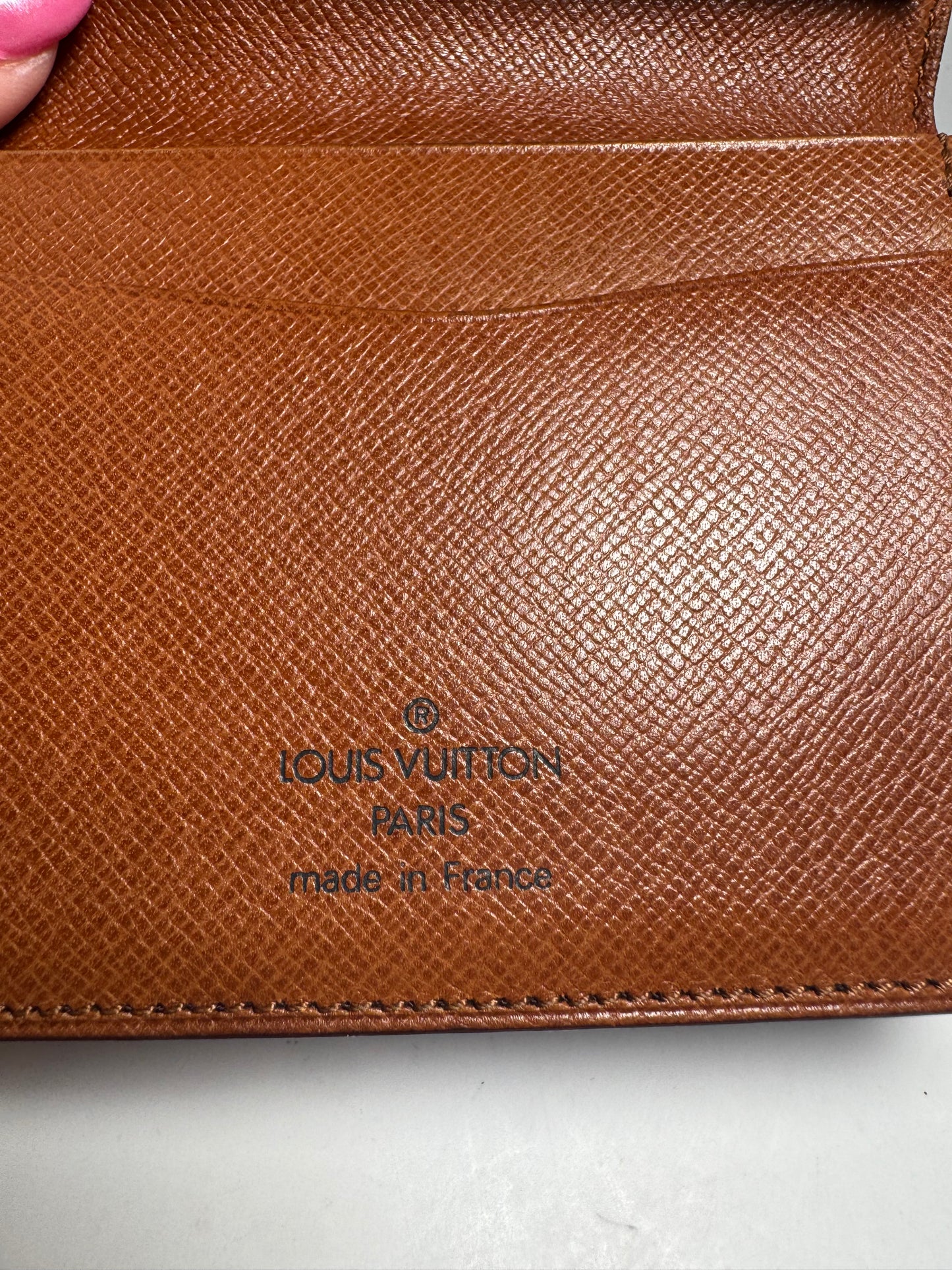 Louis Vuitton Monogram Card Case/Card Wallet Luxury Made in France