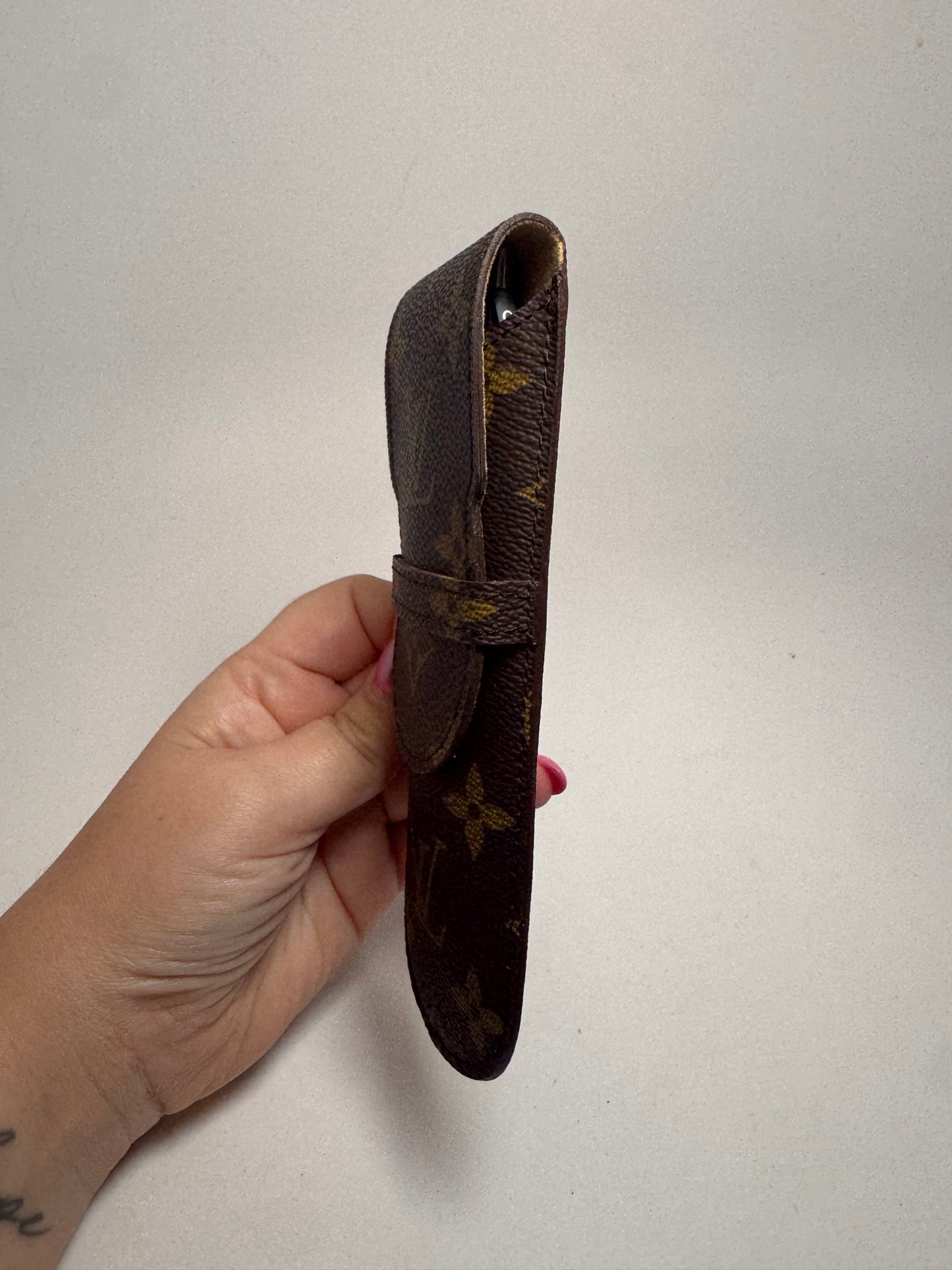 Louis Vuitton Monogram Etui Stylo Pen/Pencil Case Made in March 1999