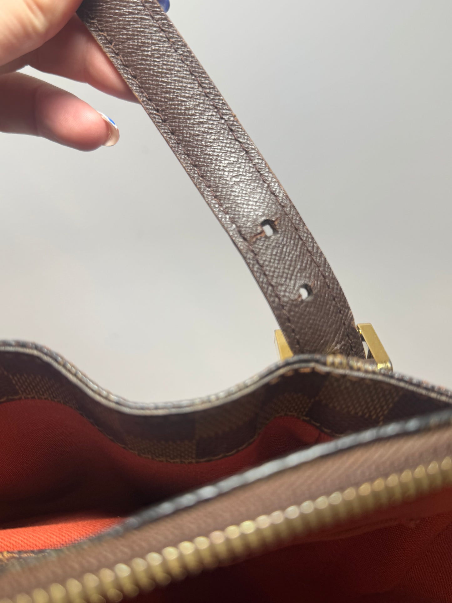 Louis Vuitton Damier Ebene Belem MM Hand Bag/Shoulder Bag