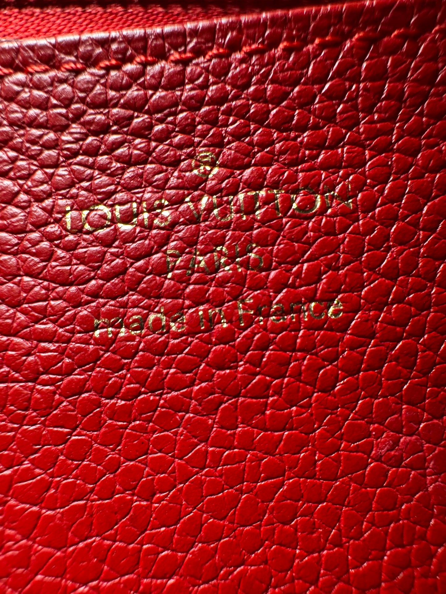 Louis Vuitton Empriente Zippy Wallet Cherry Red Leather