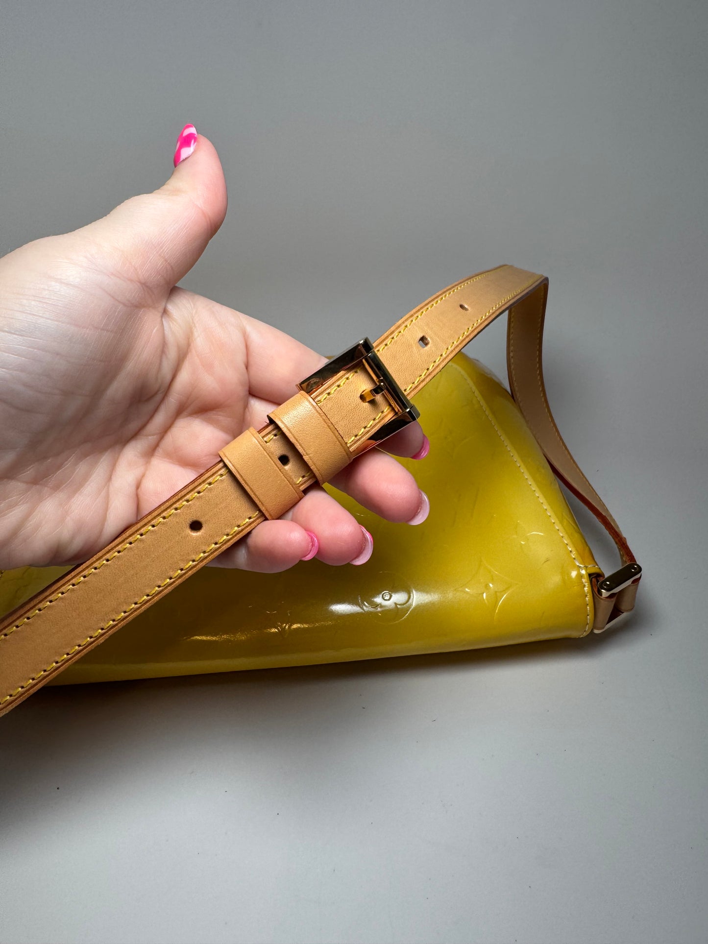 Louis Vuitton Vernis Thompson Street Leather Shoulder Bag Made in Spain