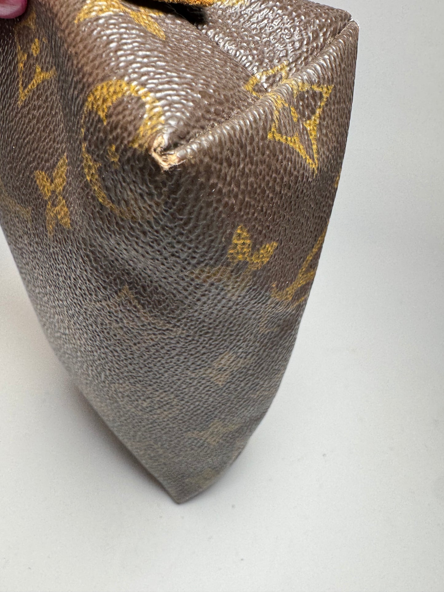 Louis Vuitton Monogram Cosmetic Case Dome Pouch, Made in Spain, September 2000