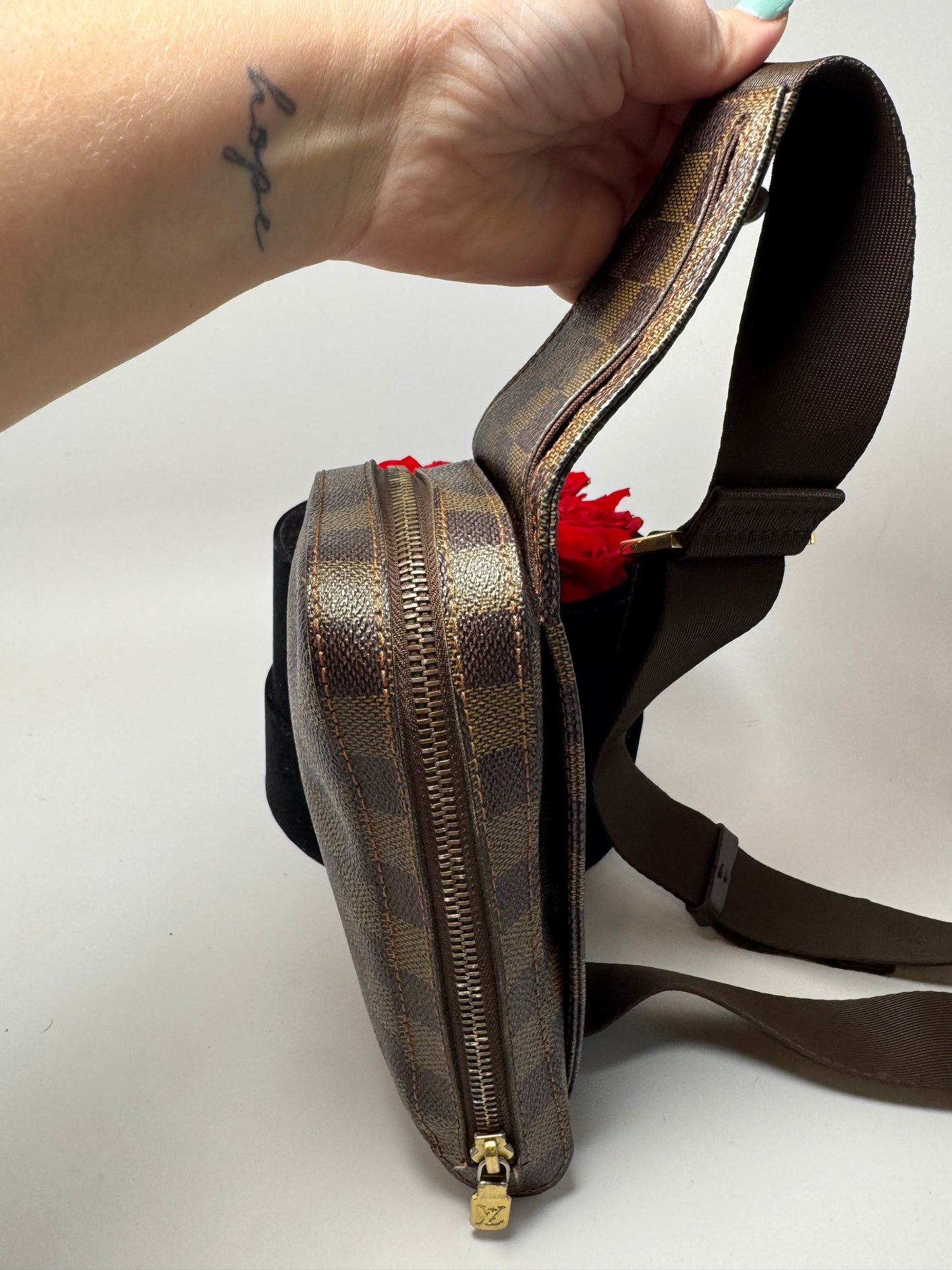 Louis Vuitton Geronimo Damier Ebene Belt Bag/Bum Bag