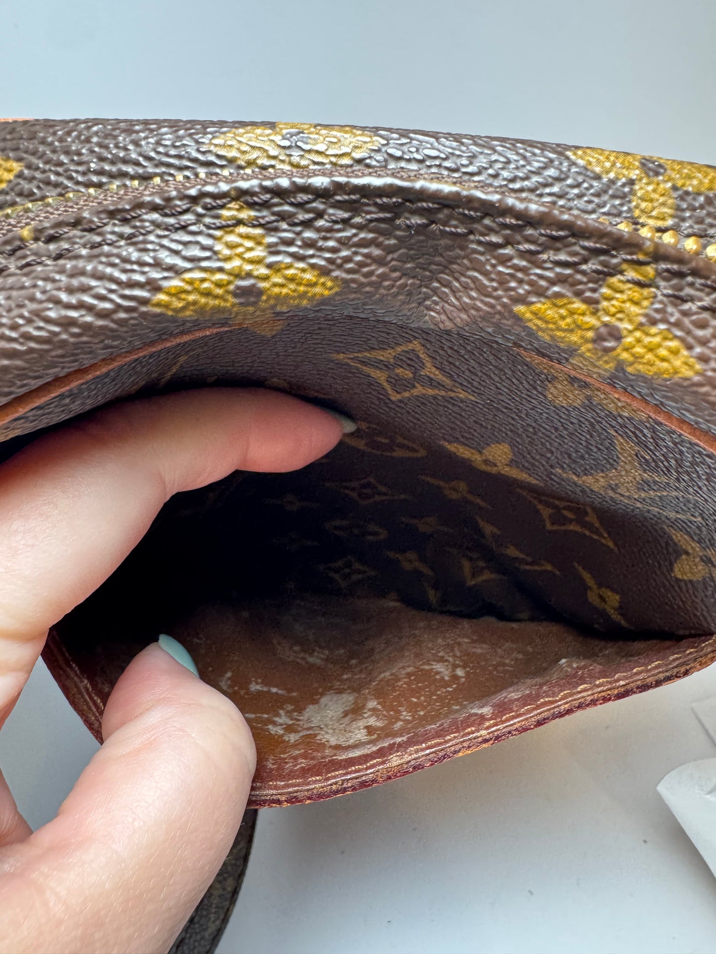 Louis Vuitton Danube Monogram Crossbody Bag – Vintage 1989, Made in France